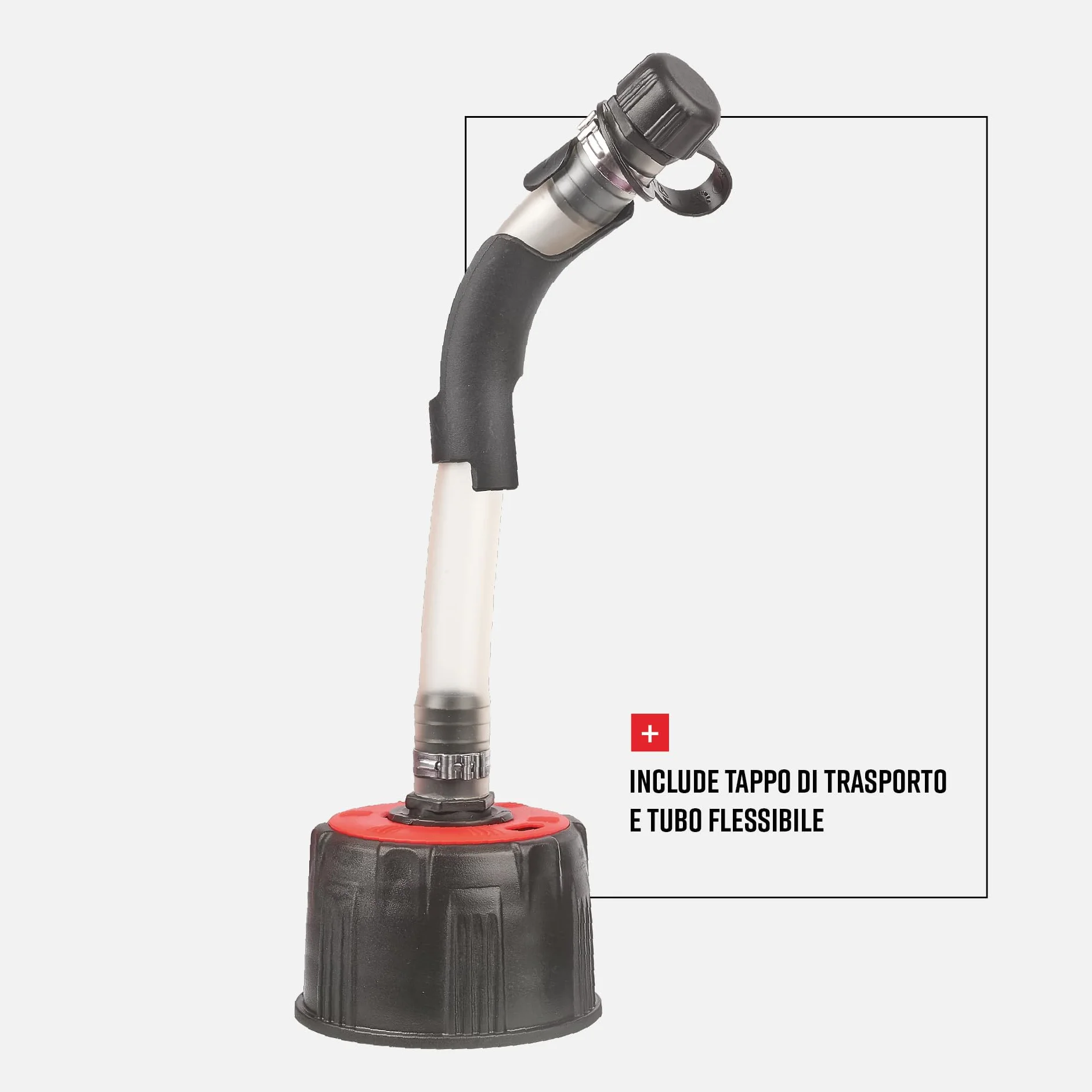 POLISPORT 8464600001 Tanica carburante 10L Rosso