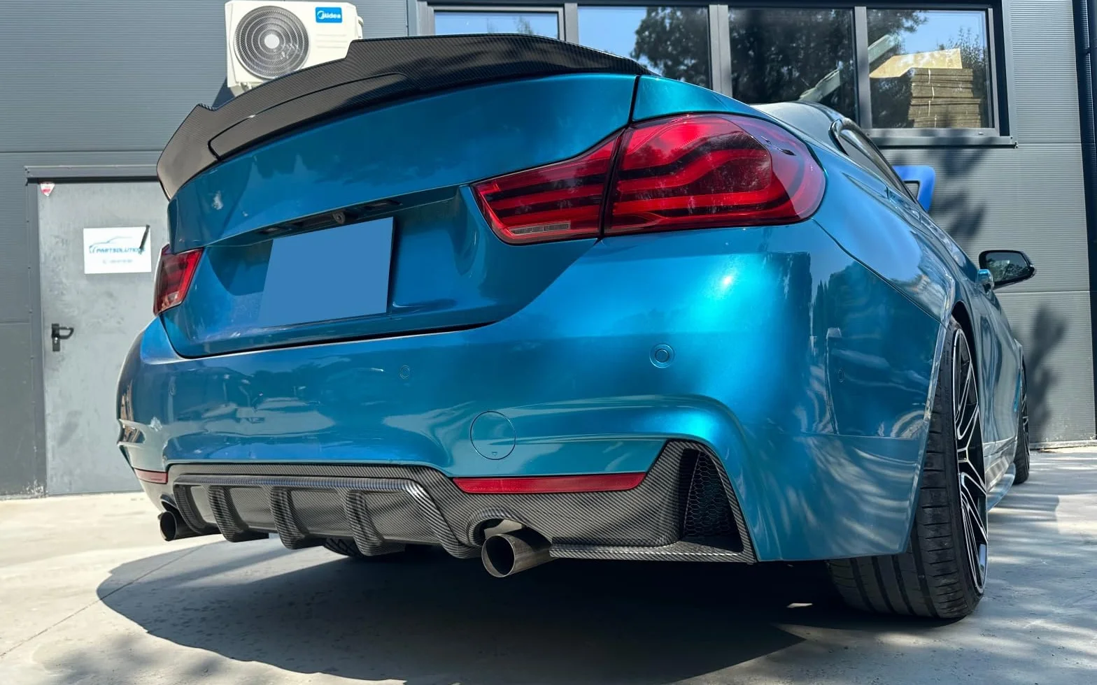 MpTuned Spoiler posteriore F32 PSM Style Carbon Look per 4 series 2014-2019 Performance Tuning Limousine 2 porte Coupe 420i 428i 430i 435i 440i