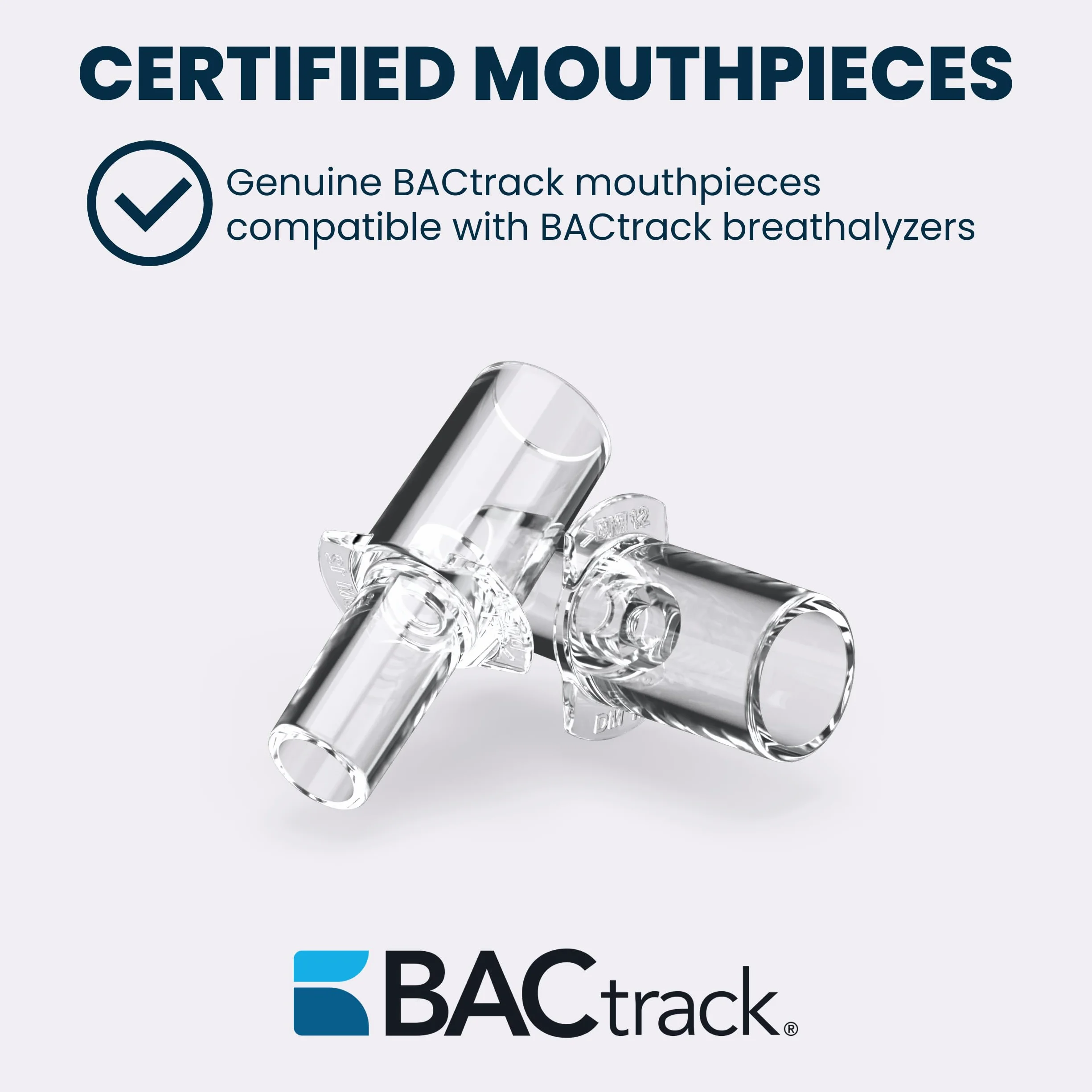 BACtrack, Beccucci per Etilometri Professionali (Confezione da 50), Compatibili con Gli Etilometri S80, Trace, Scout, Element