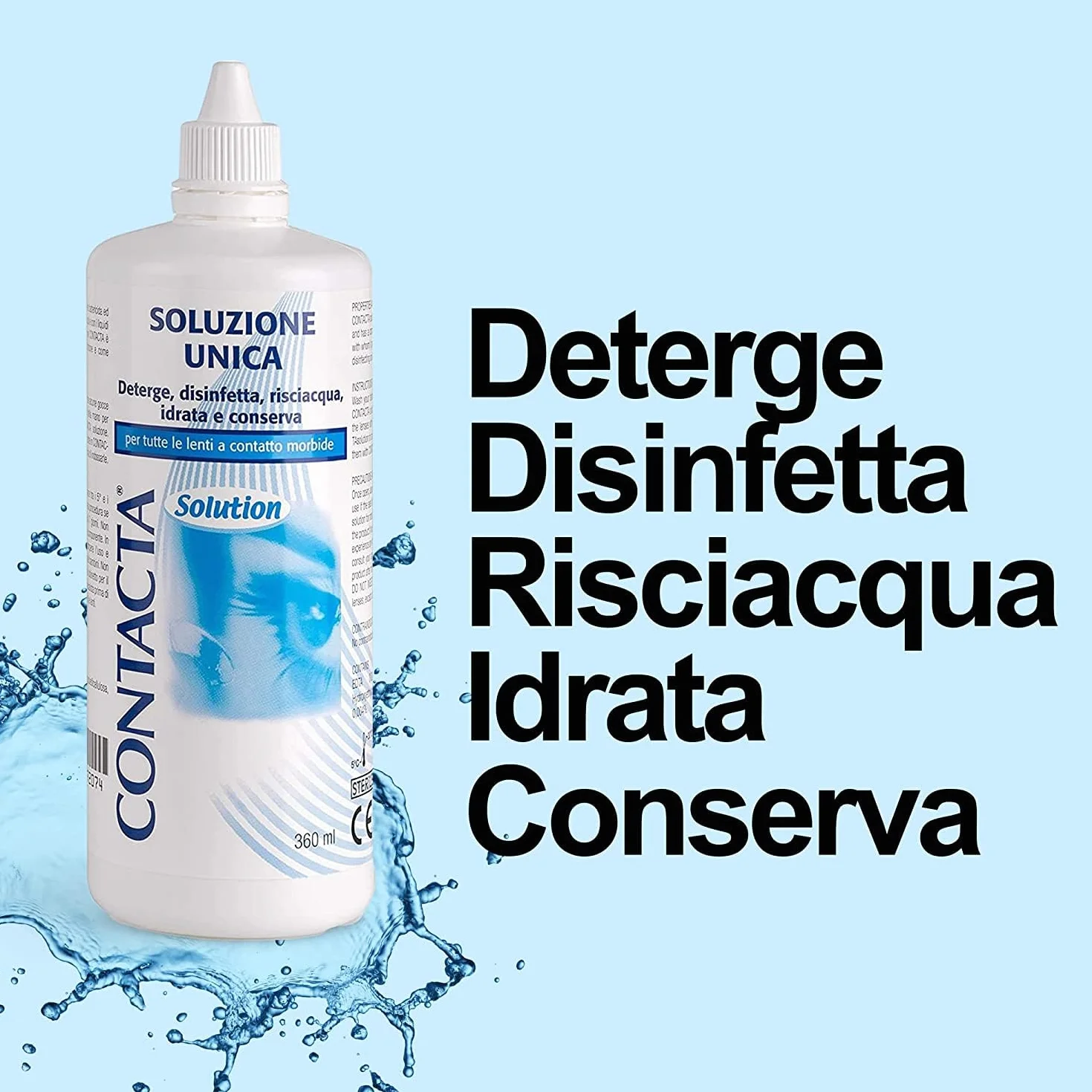 Contacta Solution Soluzione Unica per Lenti a Contatto 360 ml