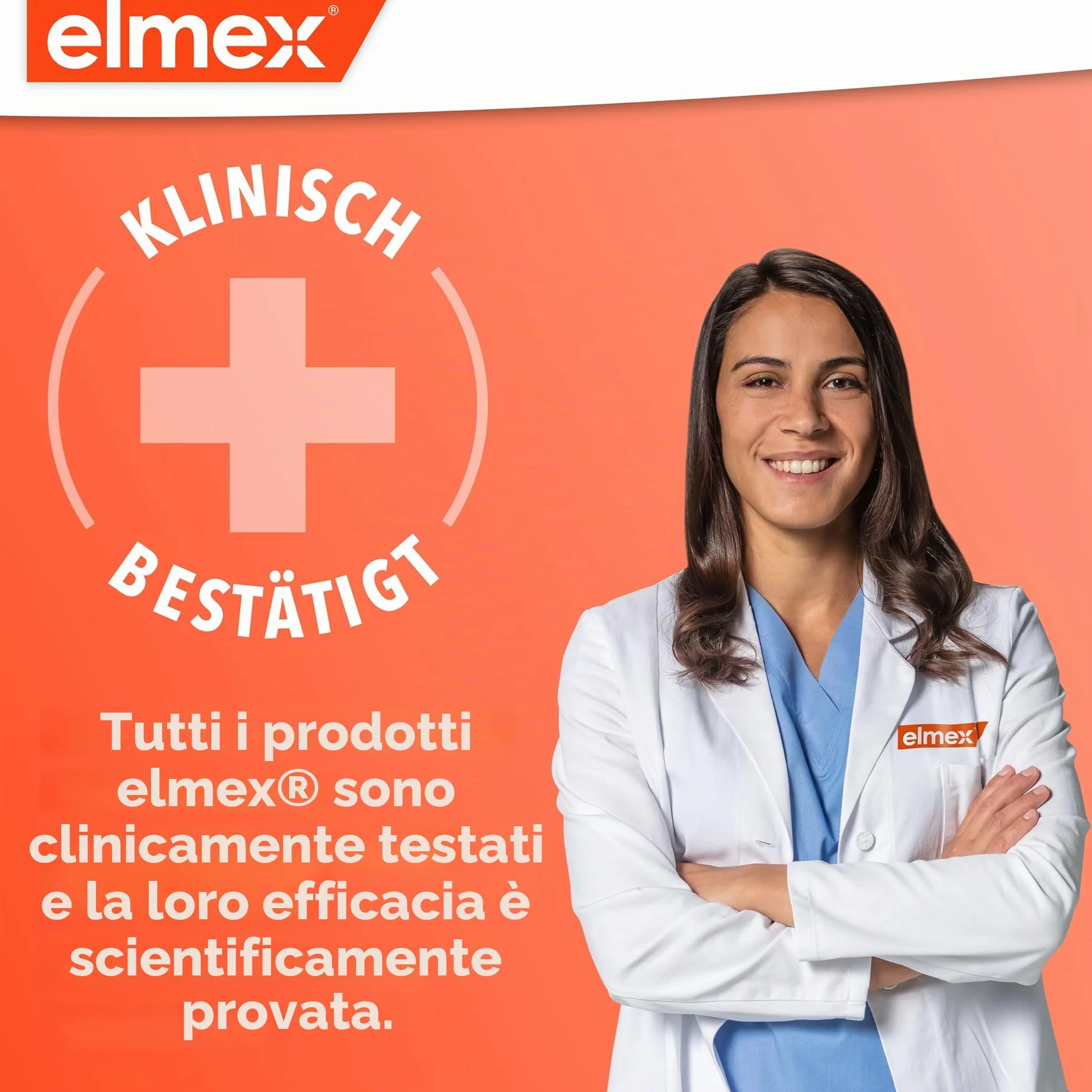 Elmex spazzolino da denti bambini 2-6 anni con ventosa 2 pezzi