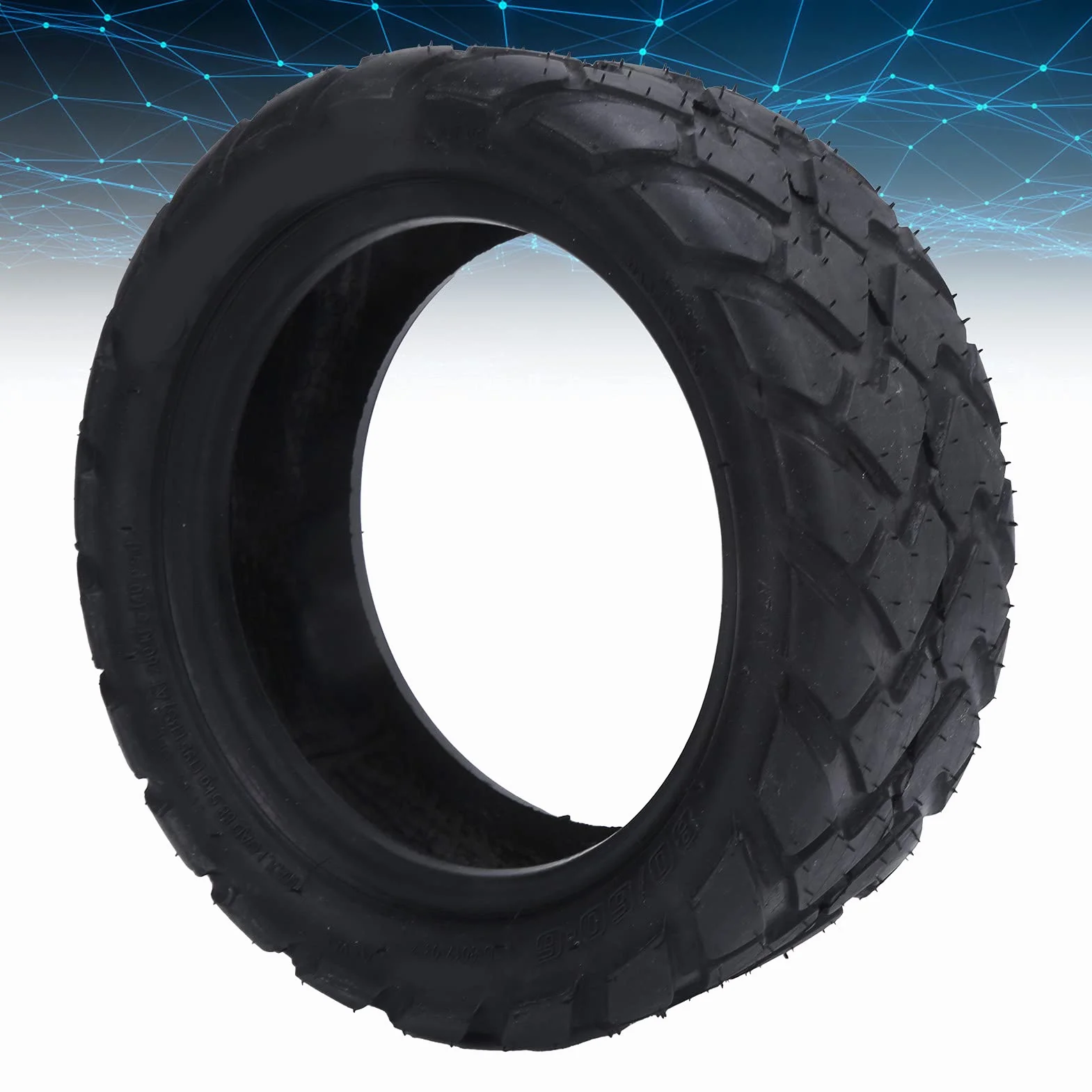 KIMISS 80 60-6 Pneumatico Senza Camera d'Aria, Pneumatico per Scooter Elettrico, Go Kart, ATV e Quad Fuoristrada