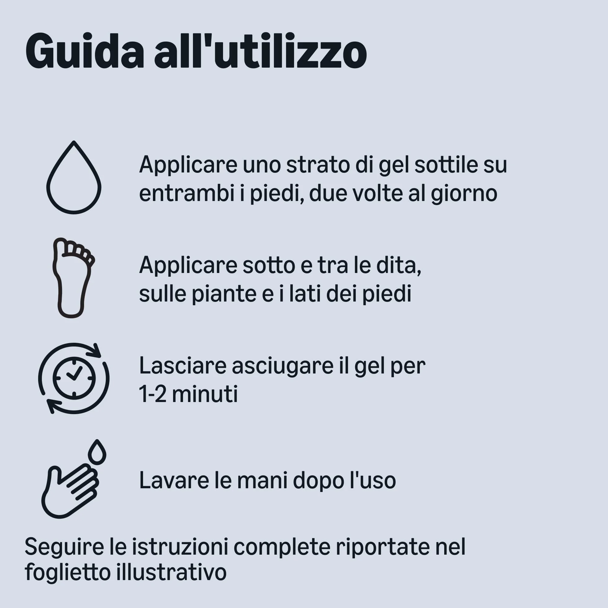Amazon Healthcare Gel trattamento piede d'atleta 60ml
