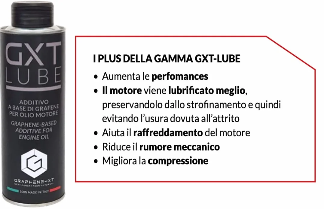 GXT LUBE Base, Additivo Sintetico a Base di Grafene per Trattamento Olio Motore, 250 Ml