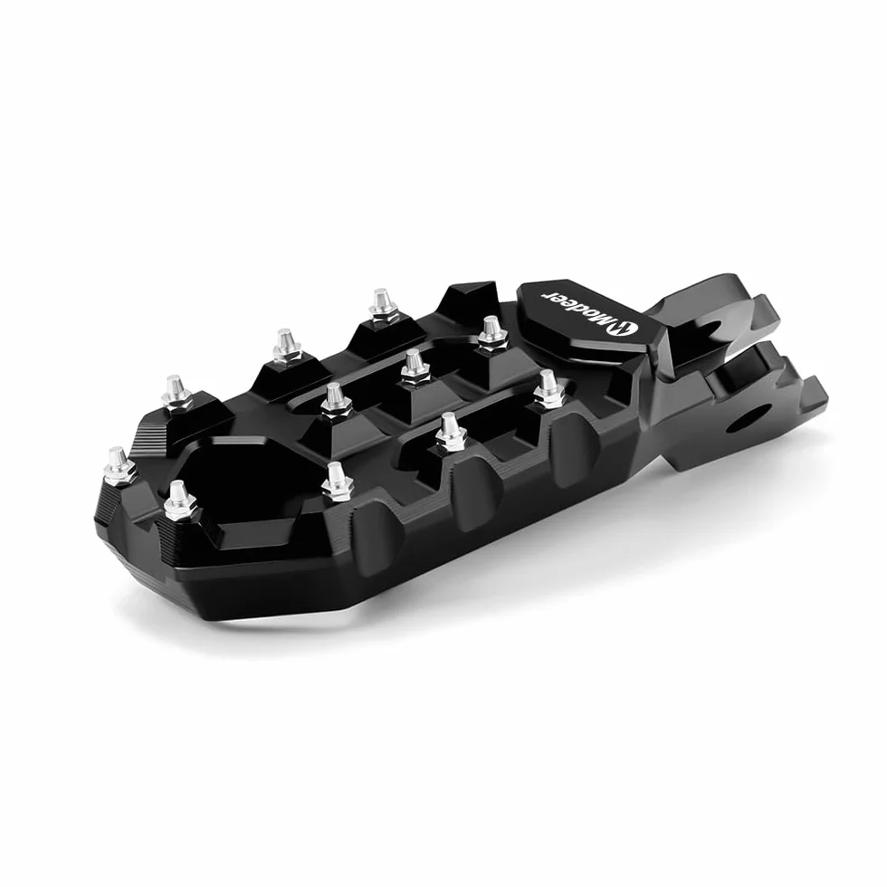 Modeer Pedane Offroad Moto per CRF 1000L Africa Twin CRF 450R XL750 Transalp 2025 (nero)