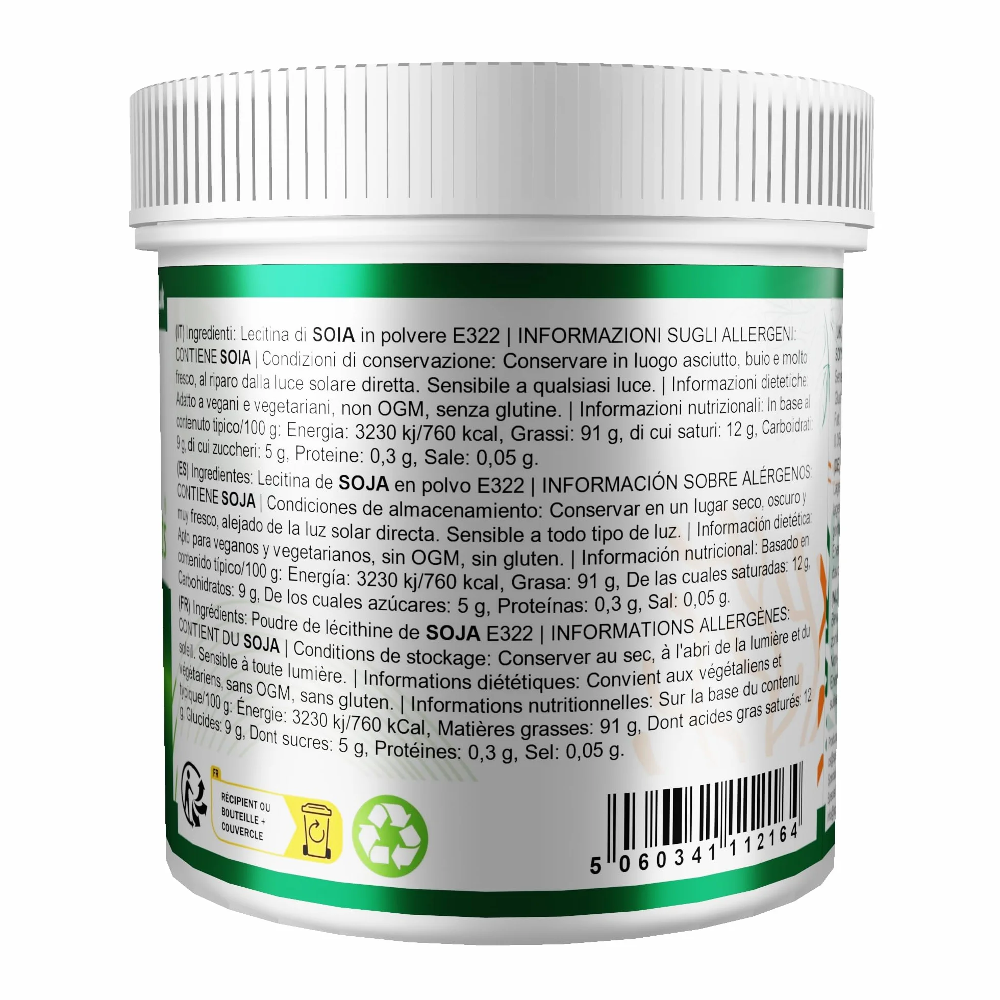 Lecithin Powder 250g Food Grade Non GMO