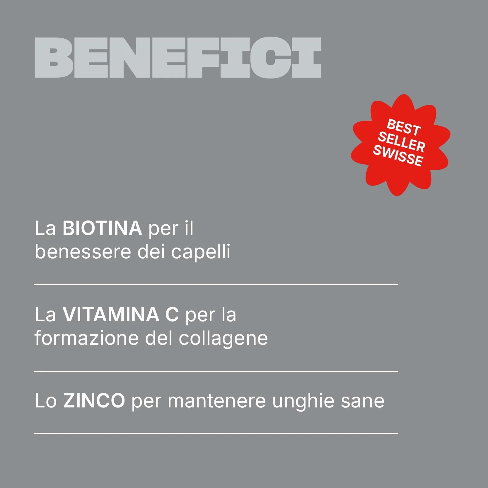 SWISSE Capelli Pelle Unghie Integratori 60 Compresse - Vitamina C Biotina Cardo Mariano Zinco