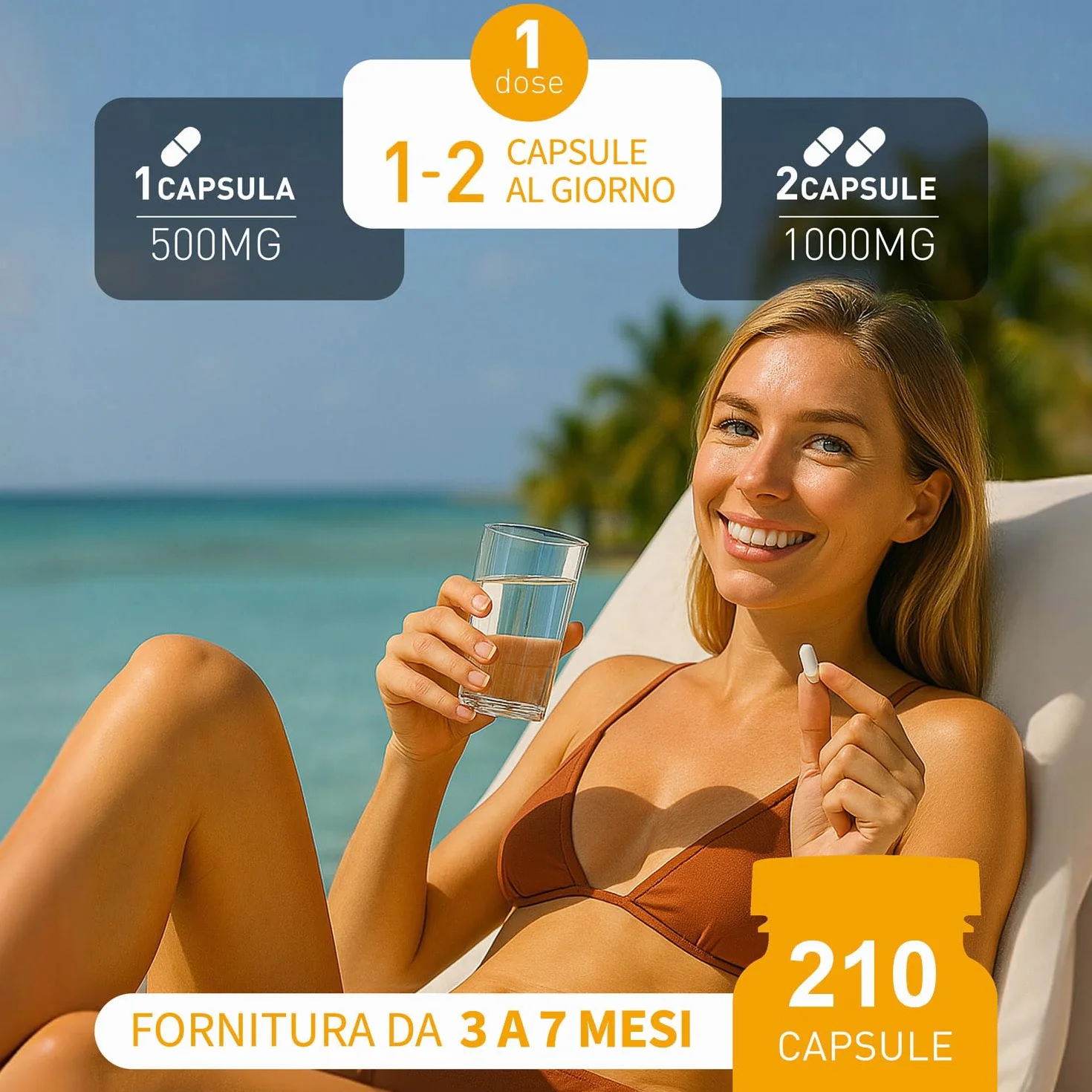 Bromelina Forte 5000 GDU/g 210 Capsule Gastro-Resistenti Integratore Ananas