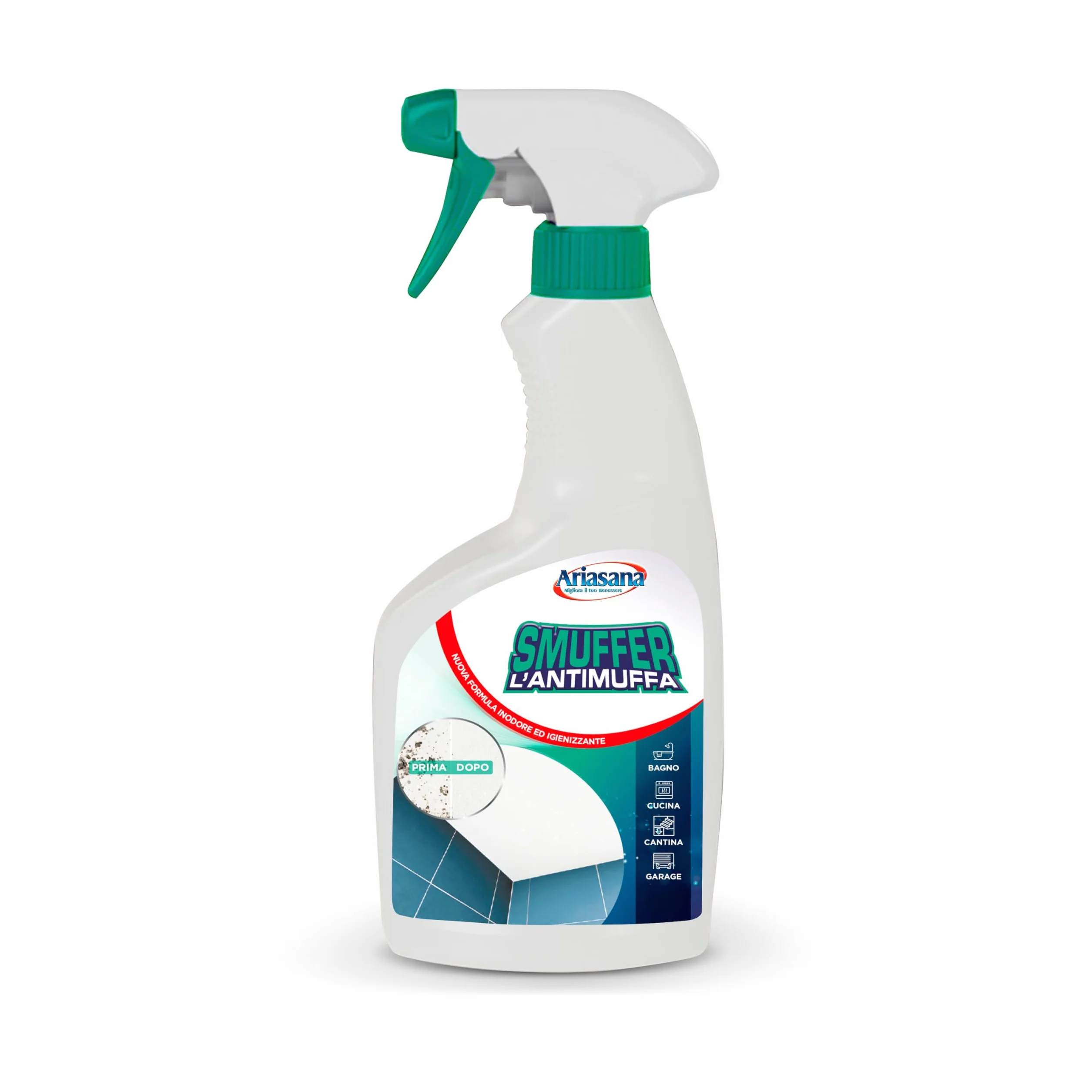 Ariasana Smuffer L'Antimuffa Spray antimuffa inodore igienizzante 500ml