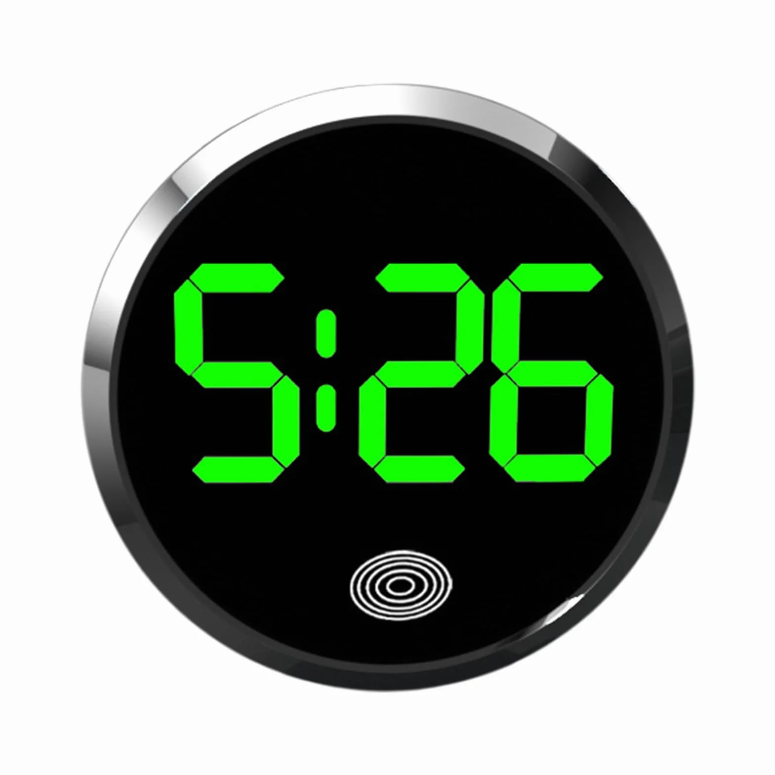 Orologio Digitale da Cruscotto Touch Screen LED a Batteria Portatile per Auto Camper Camion