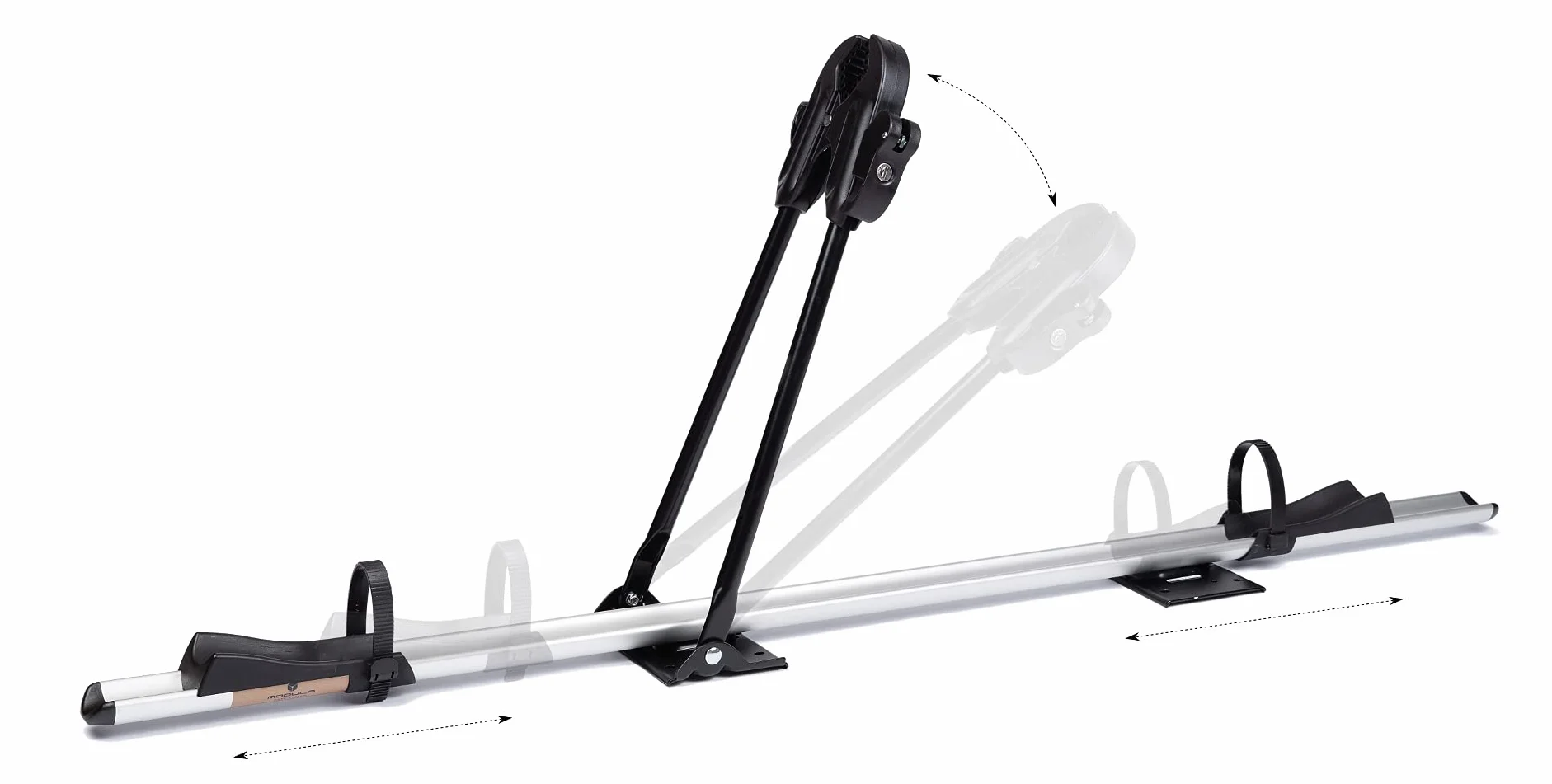 Fabbri Portabici da Tetto antifurto Bici 3000 New Alluminio ebike