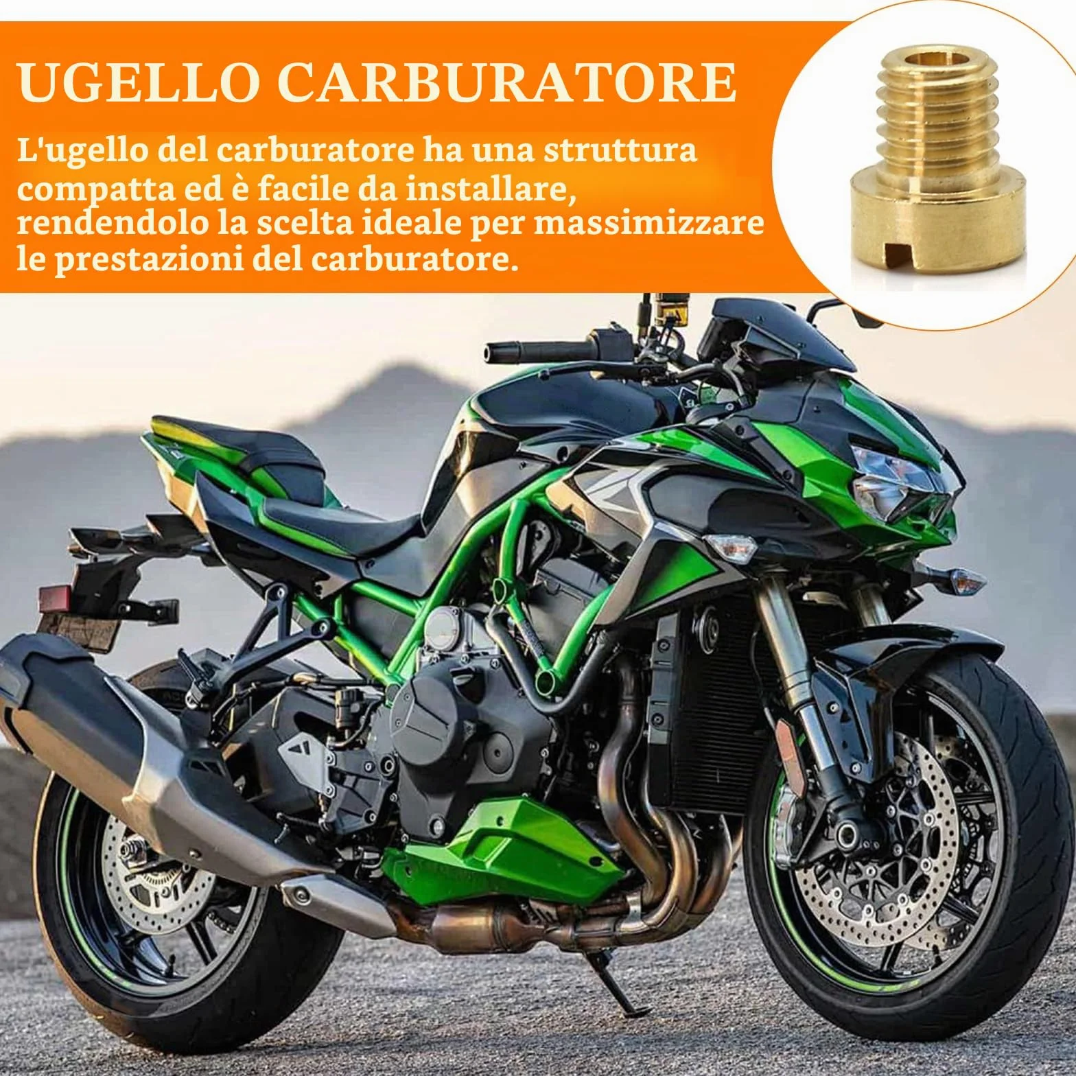 Kit di Getti Carburatore M5 Ugelli per Dellorto SHA PHBG 55-150