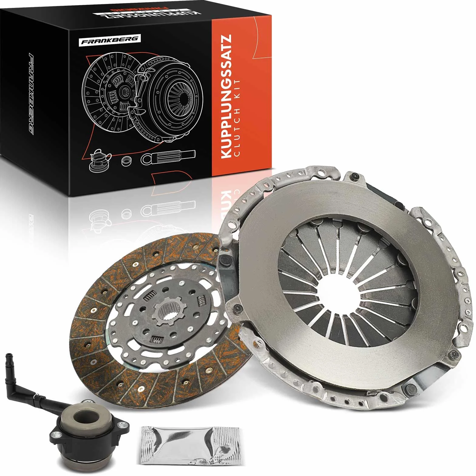 Frankberg Frizione Set frizione Compatibile con S.h.a.r.a.n 7M6 7M8 7M9 Galaxy WGR A.l.h.a.m.b.r.a 7V8 7V9 TT 8N3 TT R.o.a.d.s.t.e.r 8N9 Replace# 06A141031Q