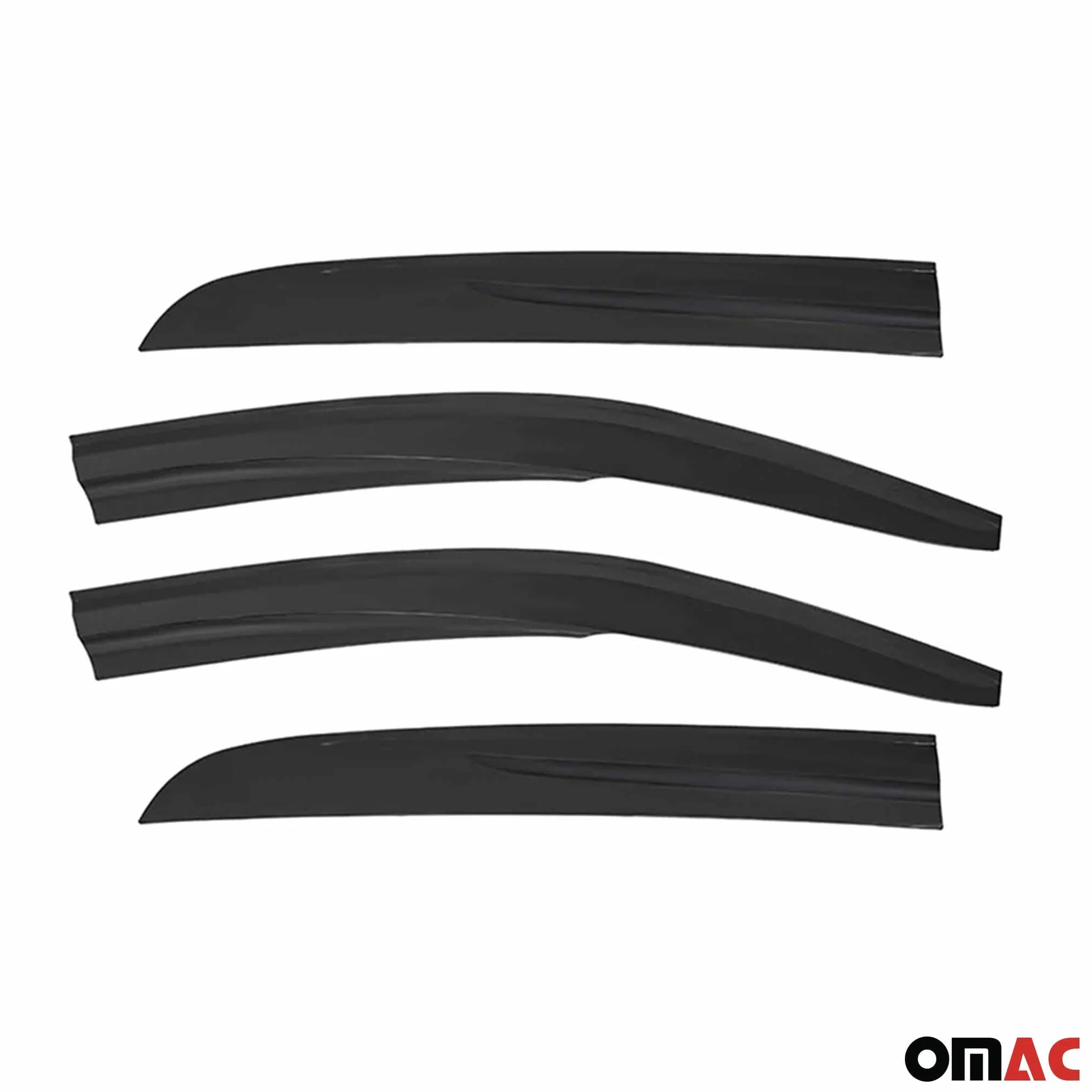 OMAC Deflettori Aria Regenabweiser per Opel Corsa F 2019-2026 Acrylic 4tlg
