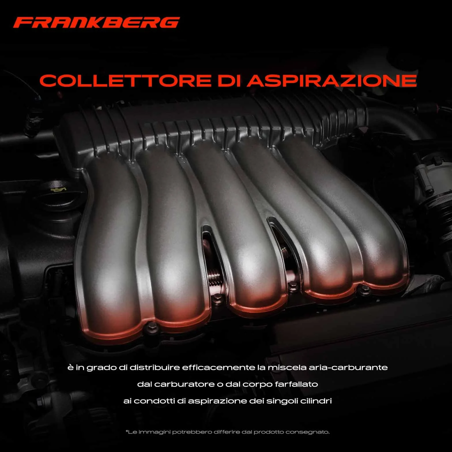 Frankberg Collettore di aspirazione Compatibile con Cono 955 1.6 JTDM Combo Tour X12 1.6 CDTi Bravo II 198 1.6 D MultiJet Grande Punto 199 1.6 D MultiJet Giulietta 940 1.6 JTDM 55231272