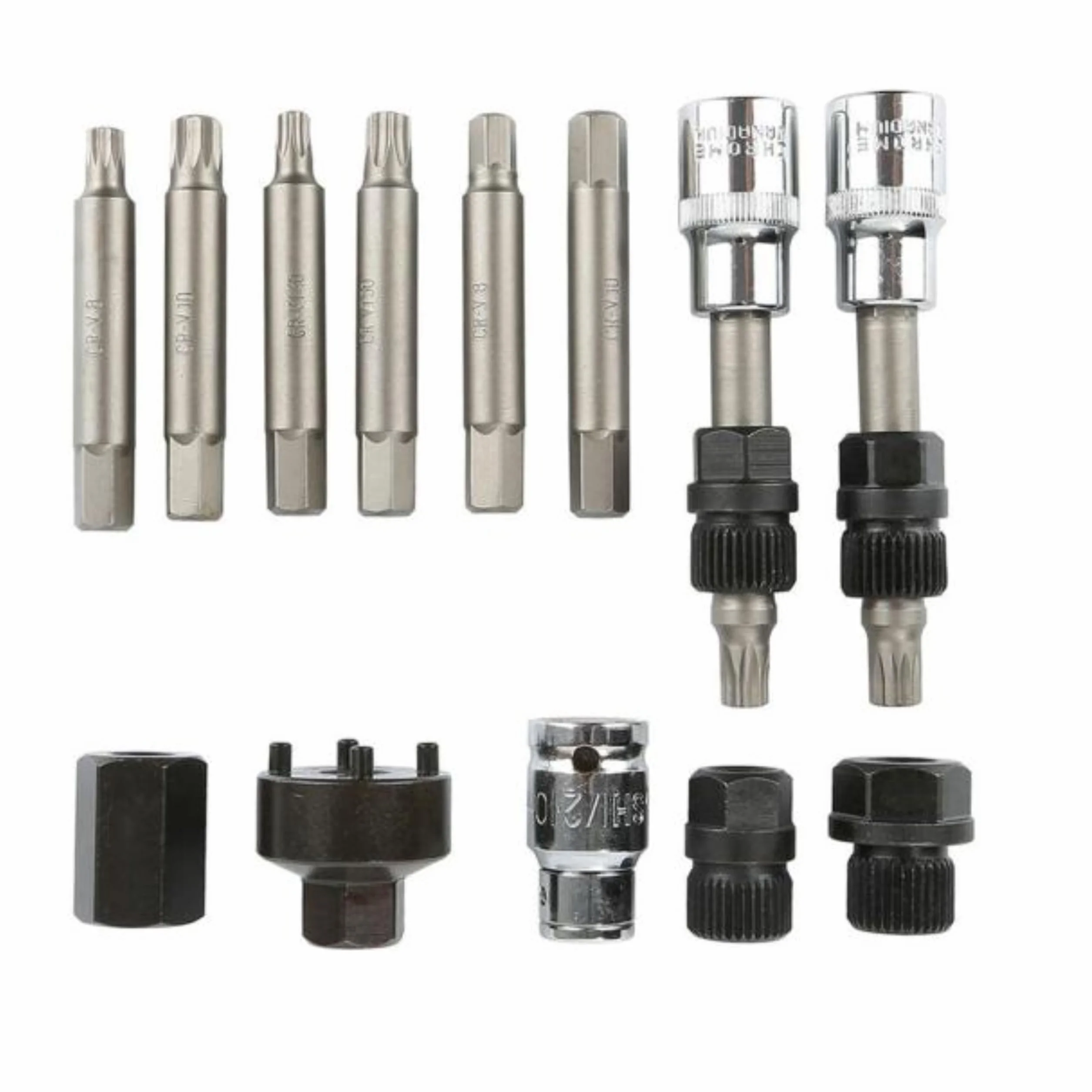 YASTA Kit 13 pezzi chiavi smontaggio puleggia e alternatore motore auto svita avvita 12.5mm 1/2'' (CR-V)