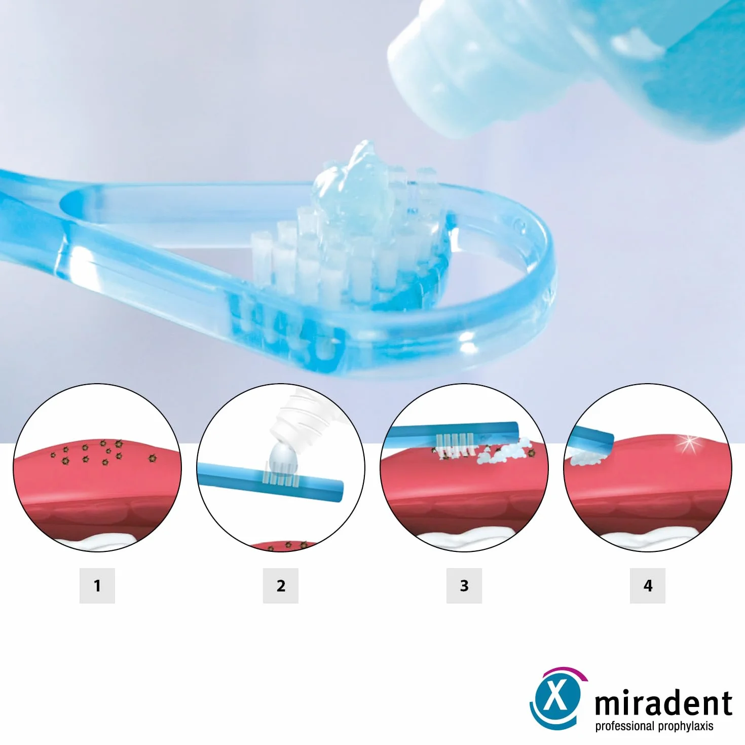 Miradent Tong-Clin Gel detergente per lingua 50 ml