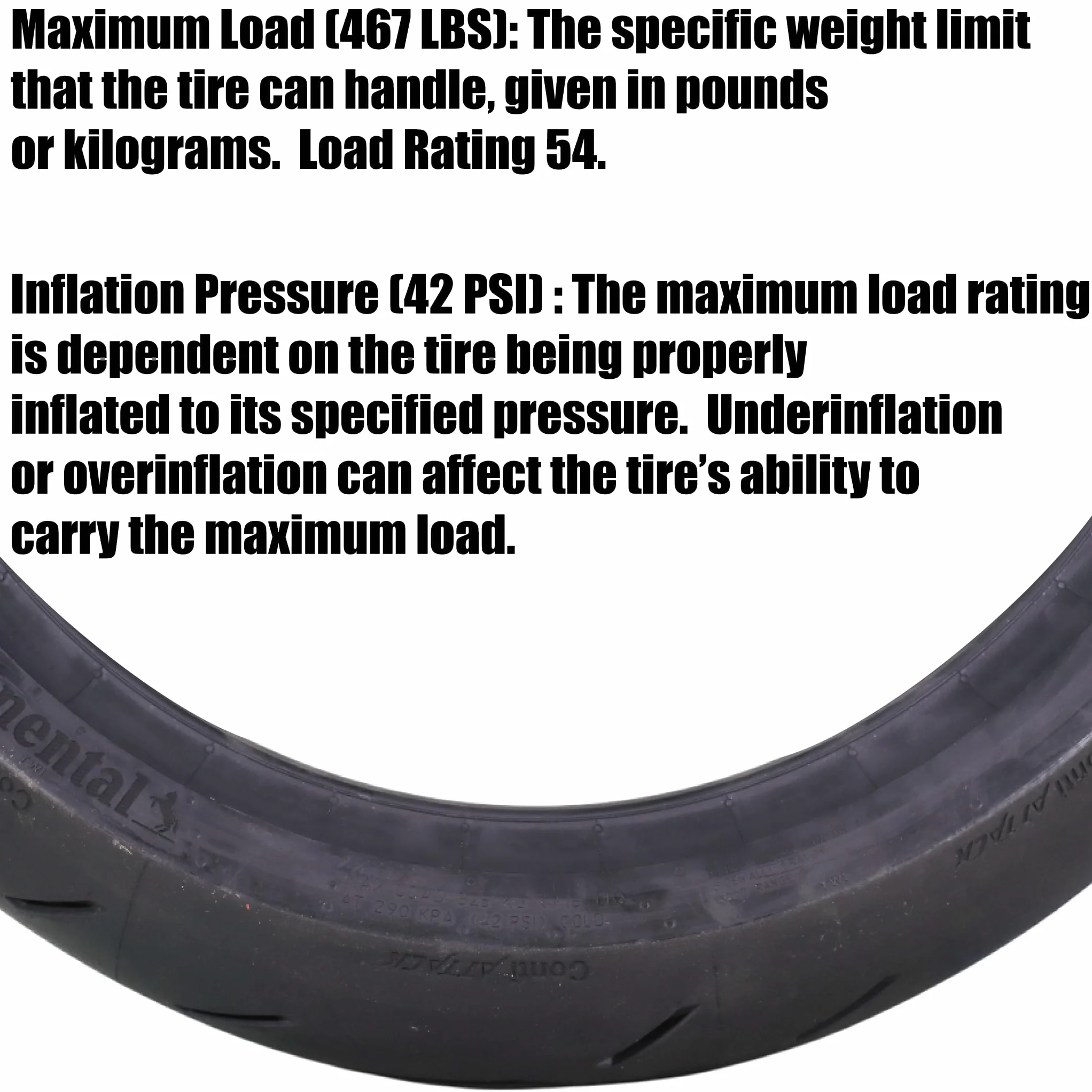 Continental Contiattack SM 2 69H TL Road Sport Rear Tire 160/60