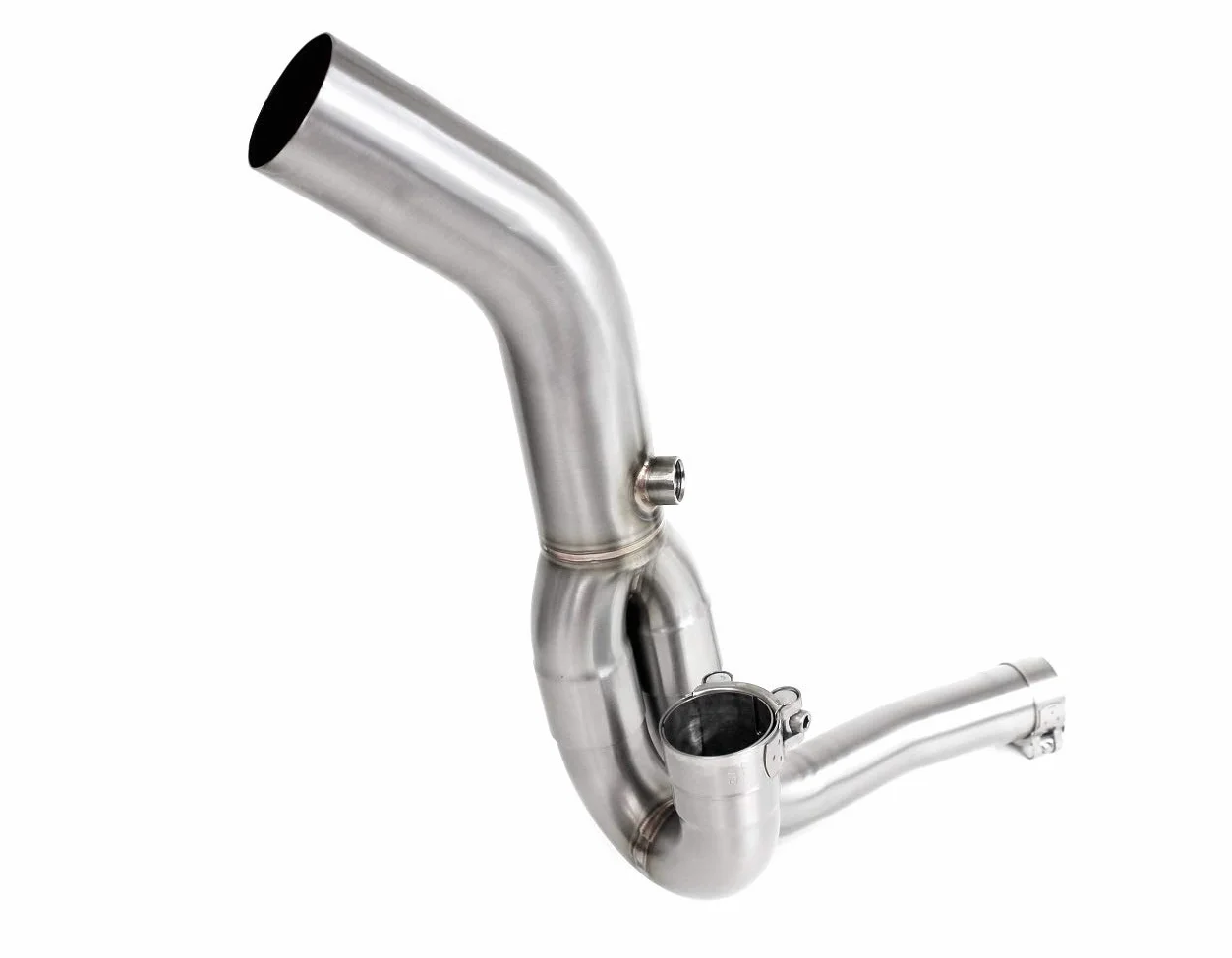 SMV 750 DORSODURO Tubo Elimina Catalizzatore, Decatalizzatore, No-Kat, Mid Pipe Inox DE-CAT DECAT Dominator Exhaust Terminale di Scarico Silenziatore 2008 2009 2010 2011 2012 2013 2014 2015 2016