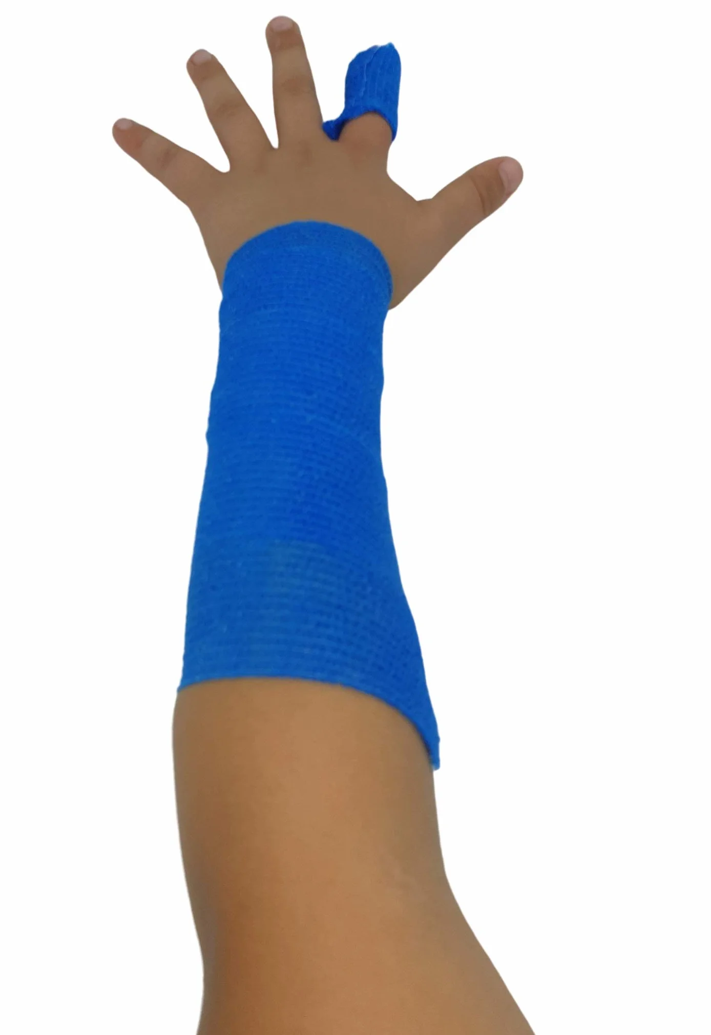PIntoMed Cohesive Bandage BLU 6 x 10 cm x 4.5 m Autoadesiva Flessibile Primo Soccorso