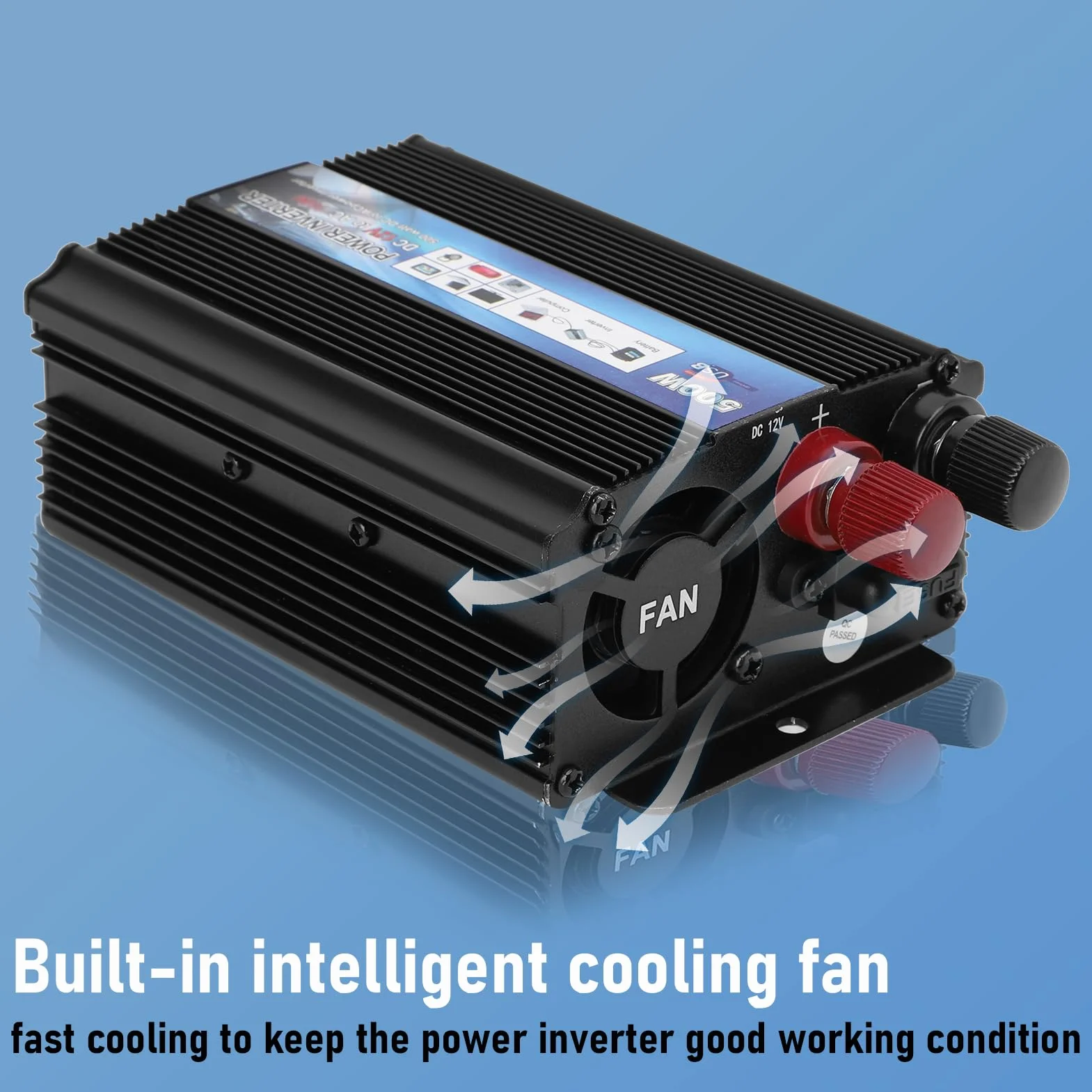 Convertitore di Potenza 350W 12V 220V DC AC USB Onda Sinusoidale Modificata