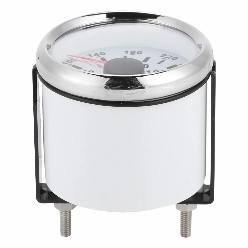 Aramox Indicatore Temperatura Acqua Marina 52mm 40 120°C IP67 Impermeabile Acciaio Inossidabile 316L 12V 24V per Motori Barche
