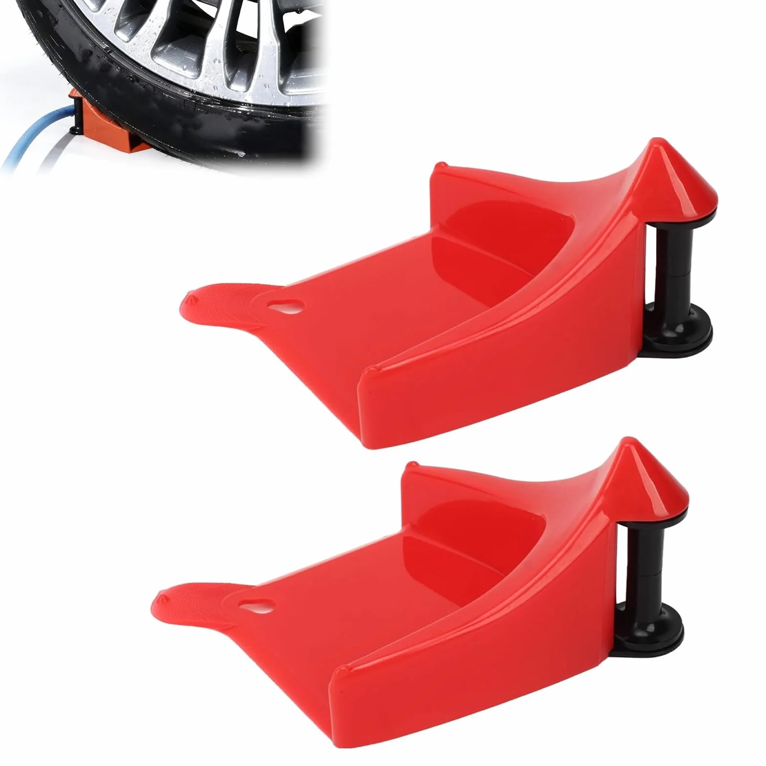 Guida Per Tubi Per Auto da 2 Pezzi, Strumenti Per La Pulizia dei Dettagli Dell'auto Guide Per Tubi Per Il Lavaggio Dell'auto, Rullo Per Tubi Per Pneumatici Che Impedisce al Tubo Dell'autolavaggio Bloc