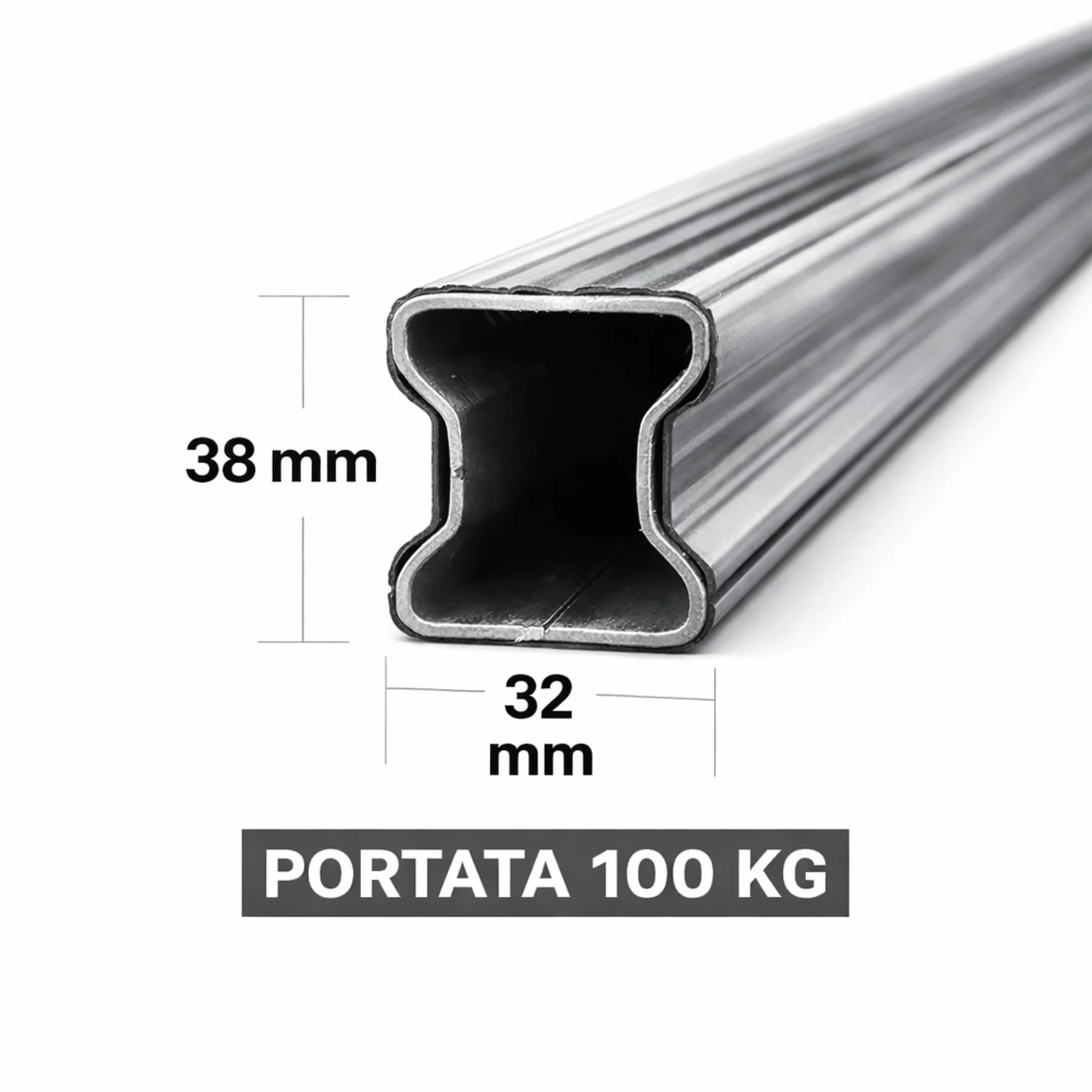 GEV 9408 Barre Porta Tutto Professional, Set di 3