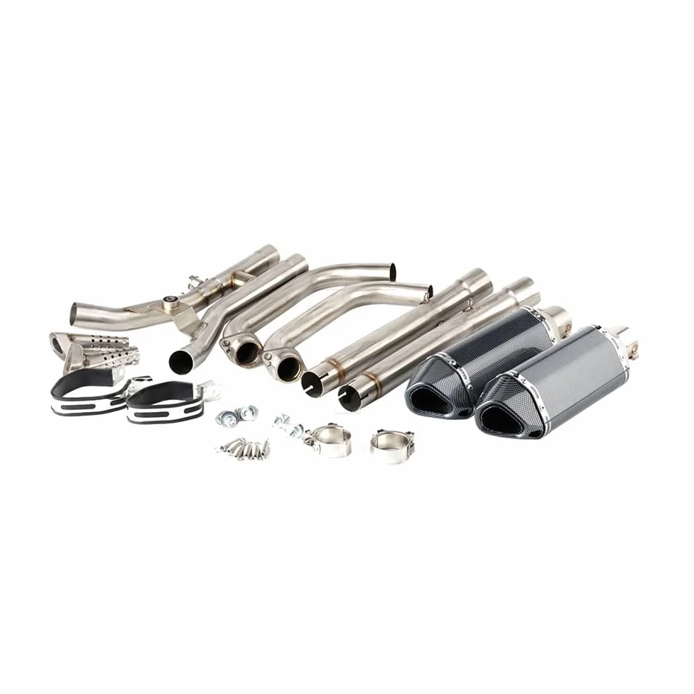 Tubo Scarico Per TDM 900 2002-2013 Scarico Per Moto Per TDM900 Con Tubo Di Collegamento Centrale, Tubo Di Scarico, Marmitta, Tubo Di Scarico, Tubo Centrale