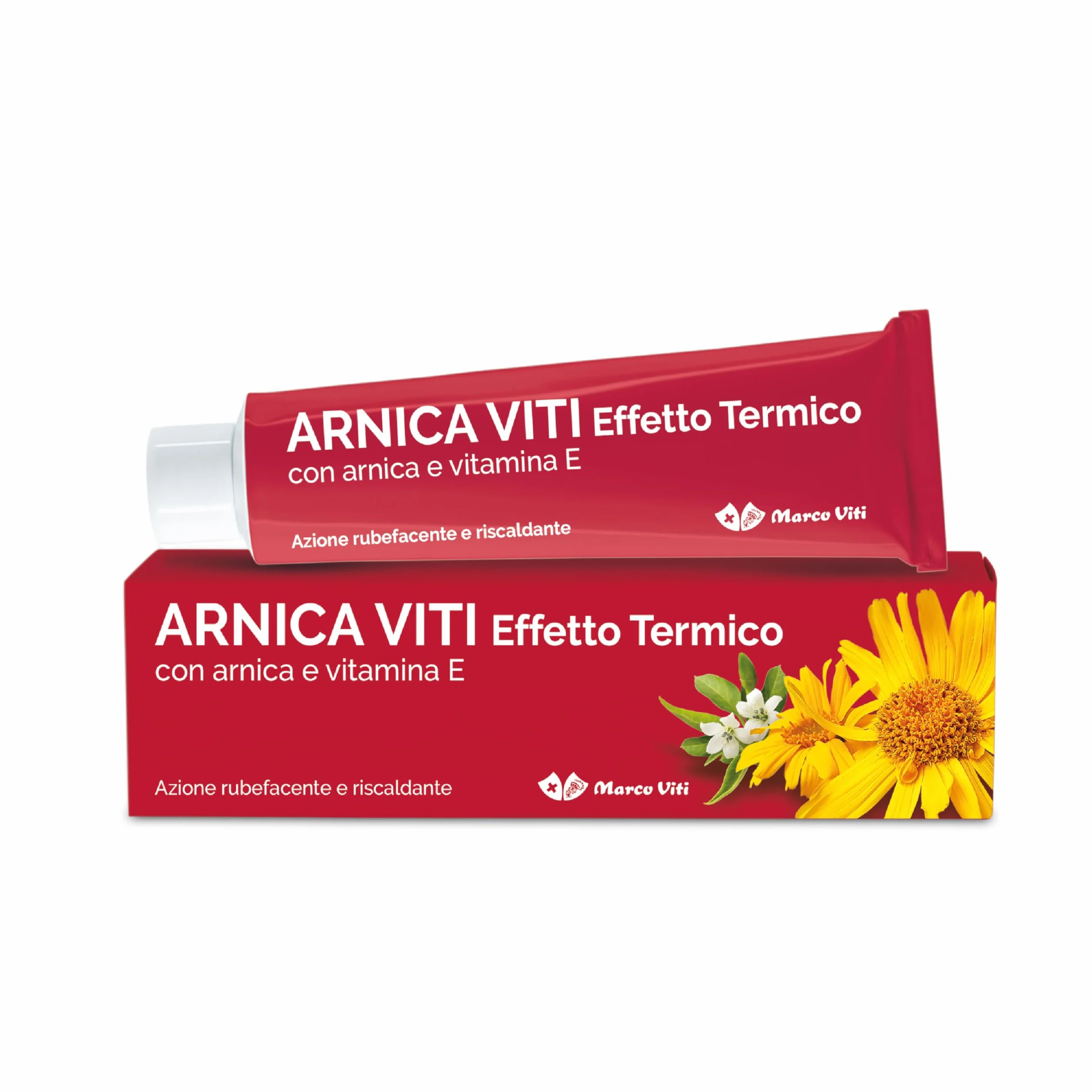 Marco Viti Arnica Viti Effetto Termico 100 ml Emulsione Riscaldante a Rapido Assorbimento per Dolori Muscolari e Articolari