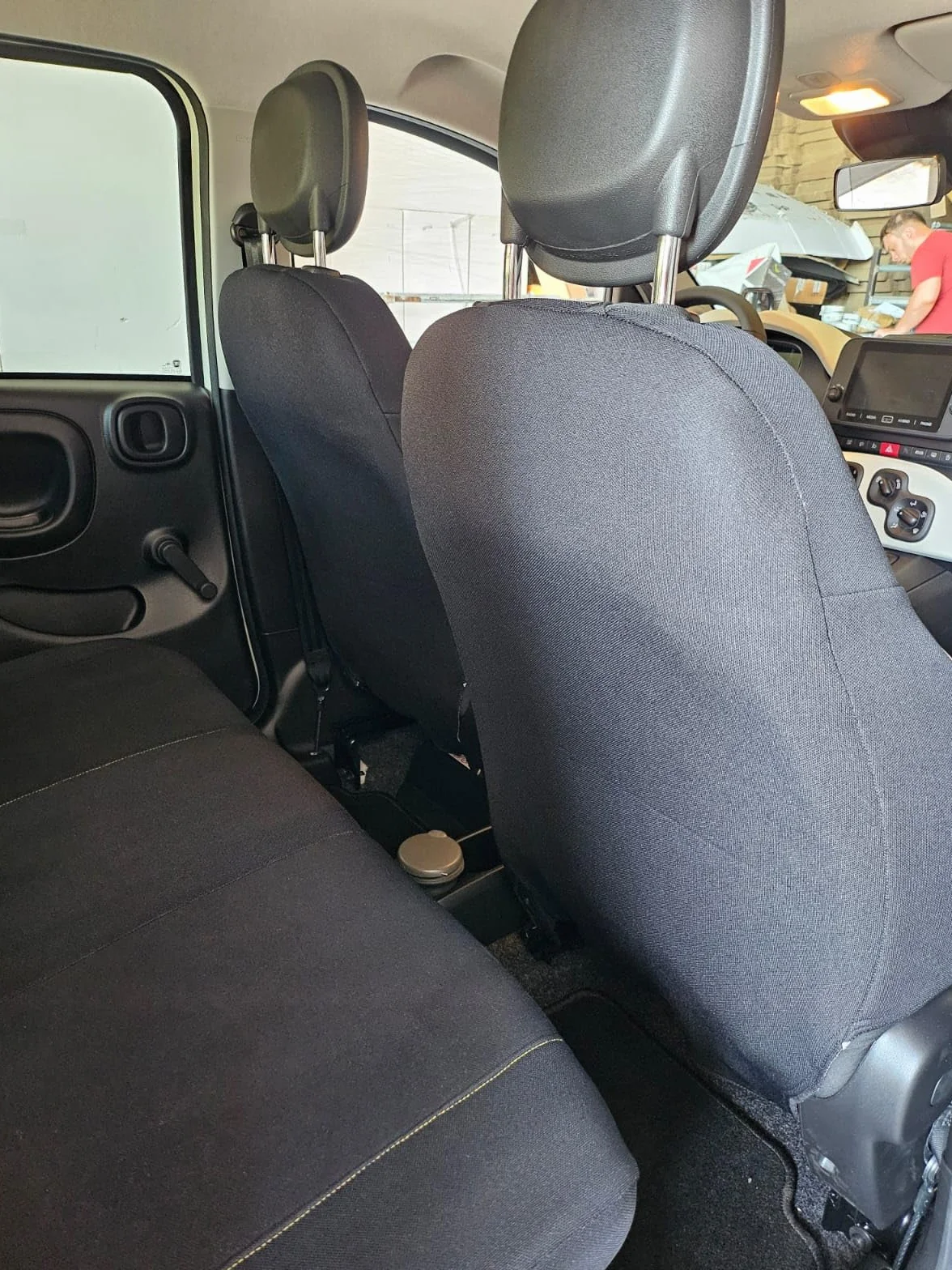 Italfodere Coprisedili Tessuto Compatibili Fiat Pandina 2024 Anteriori Posteriori Accessori Auto Interni Made in Italy