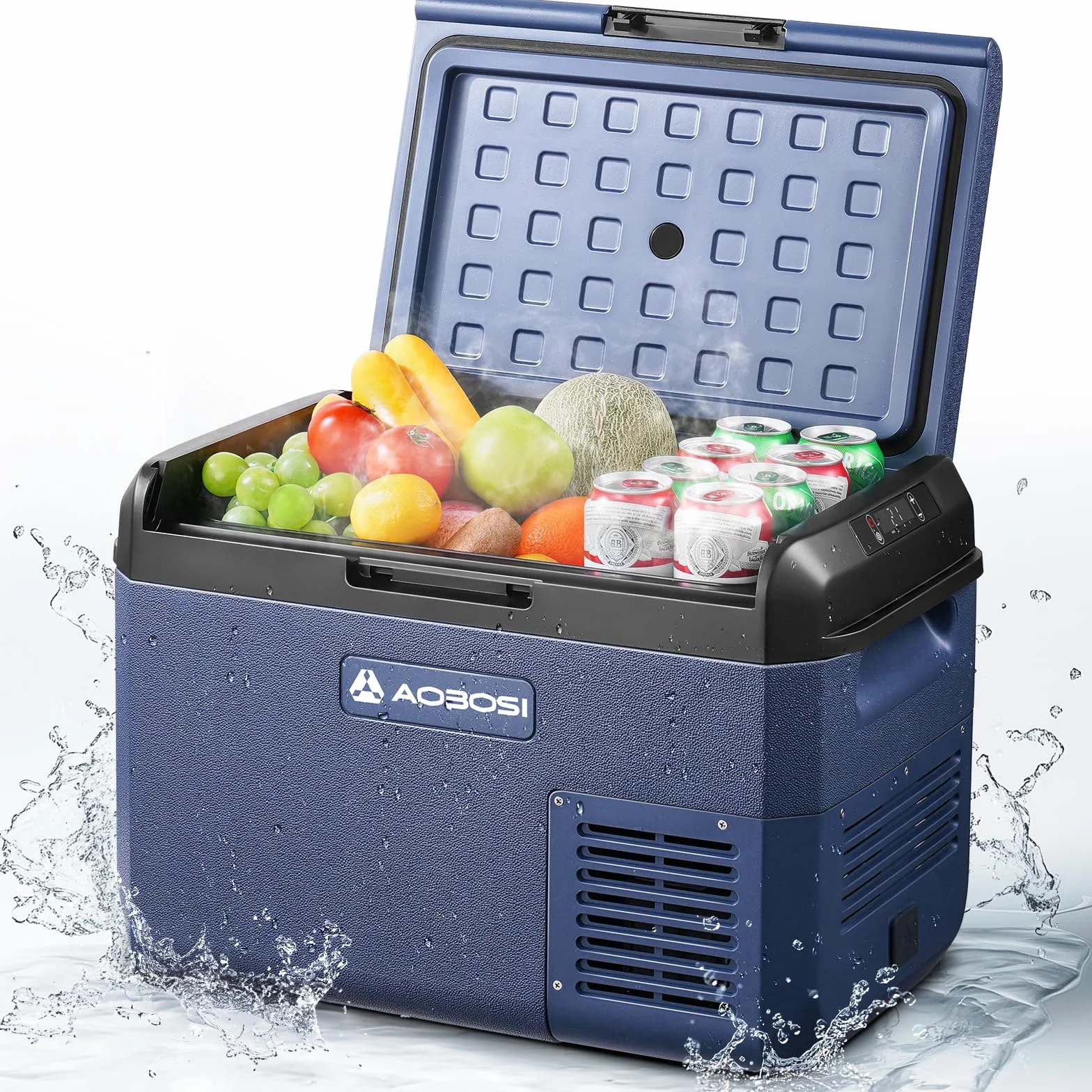 AAOBOSI Frigo Portatile 25L 12V/220V IPX4 Impermeabile -20°C a 20°C