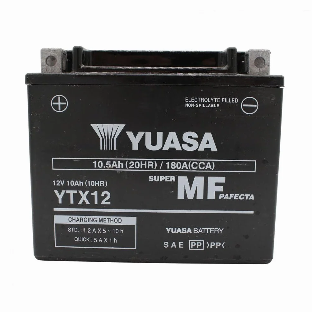 Yuasa YTX12 batteria moto 12V precaricata sigillata