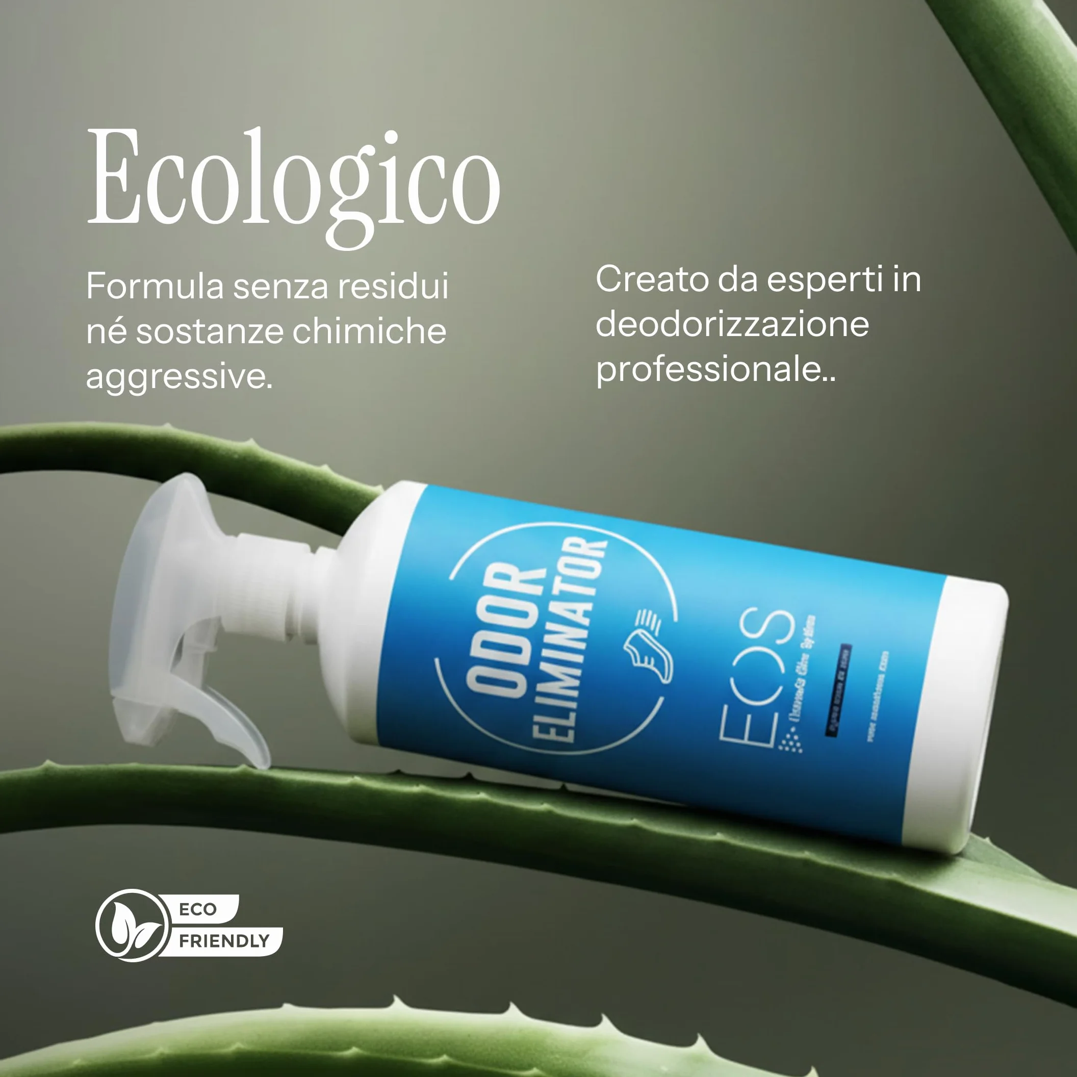 EOS Deodorante Scarpe Spray Antiodore 1L Elimina Odori Scarpe Sneakers Calzatura