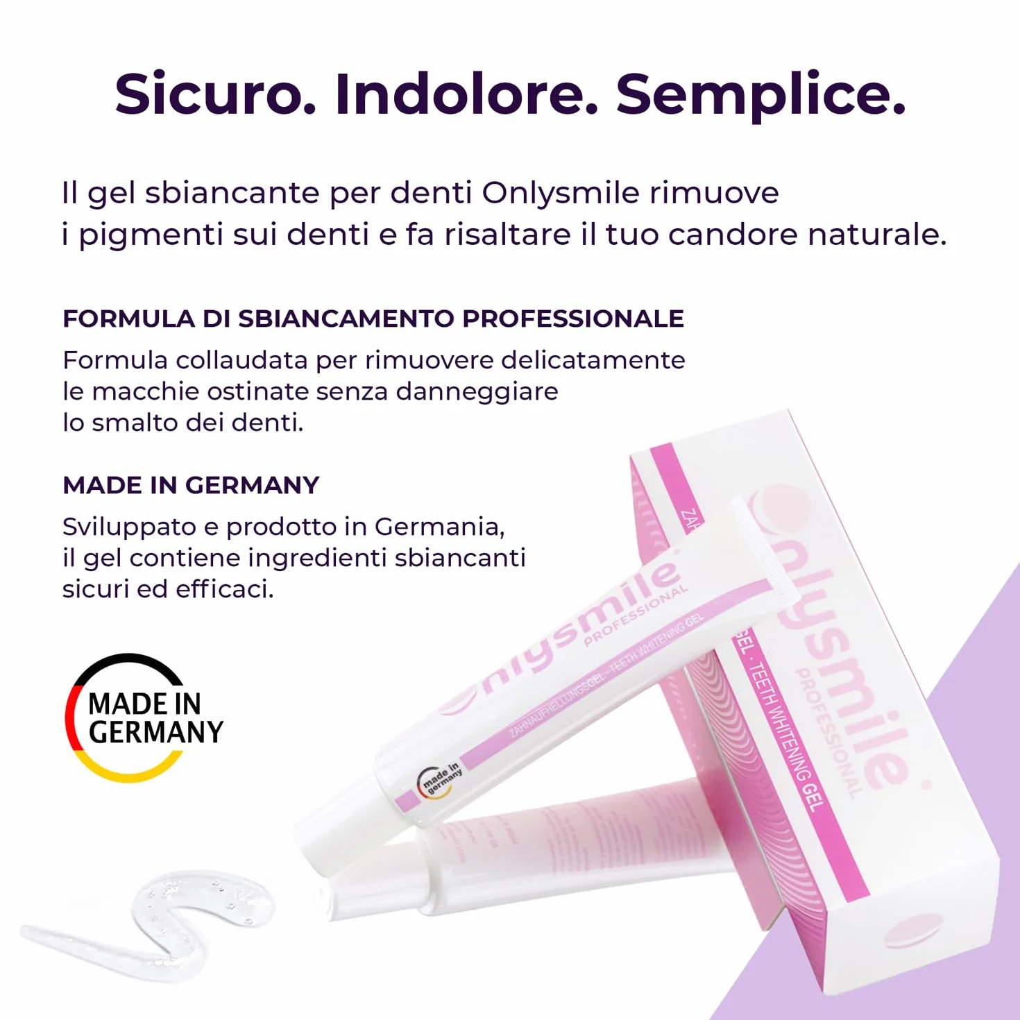 OnlySmile Gel Sbiancante Denti 2 Pezzi Sbiancamento Immediato