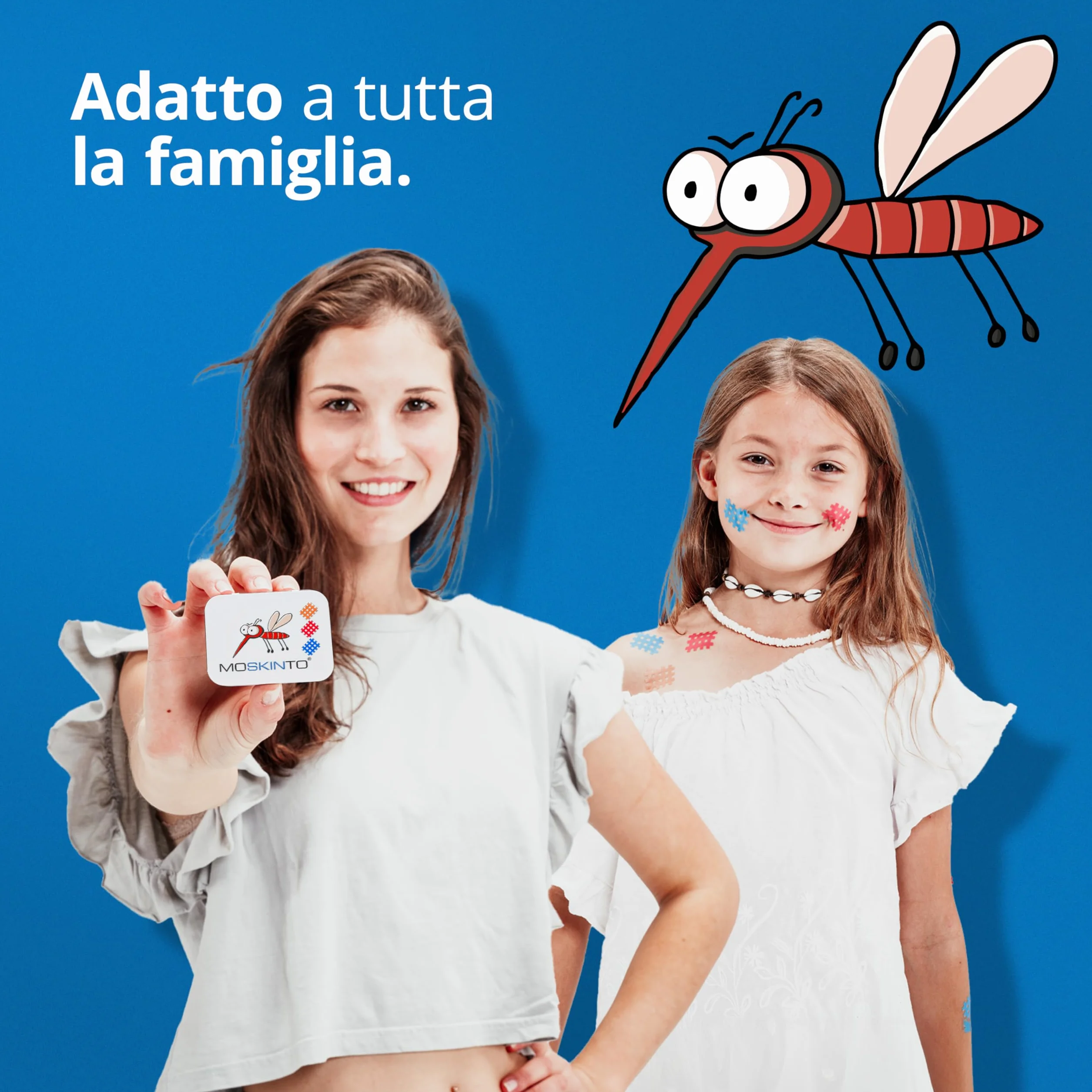 Moskinto Cerotti Antizanzare 42 Pezzi Impermeabili Anallergici per Bambini e Adulti