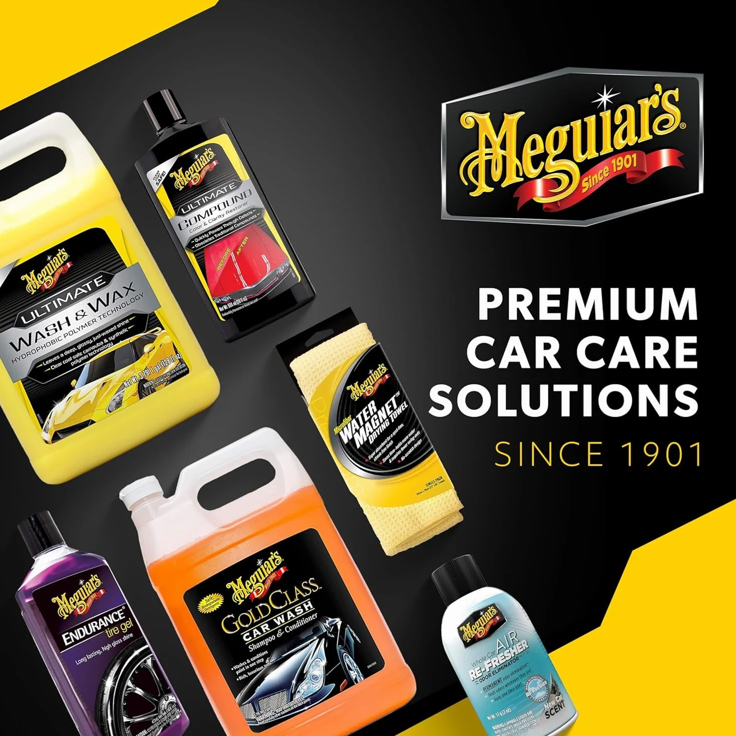 Meguiar's Black Chrome Air Refresher Spray Deodorante per Auto 237 ml