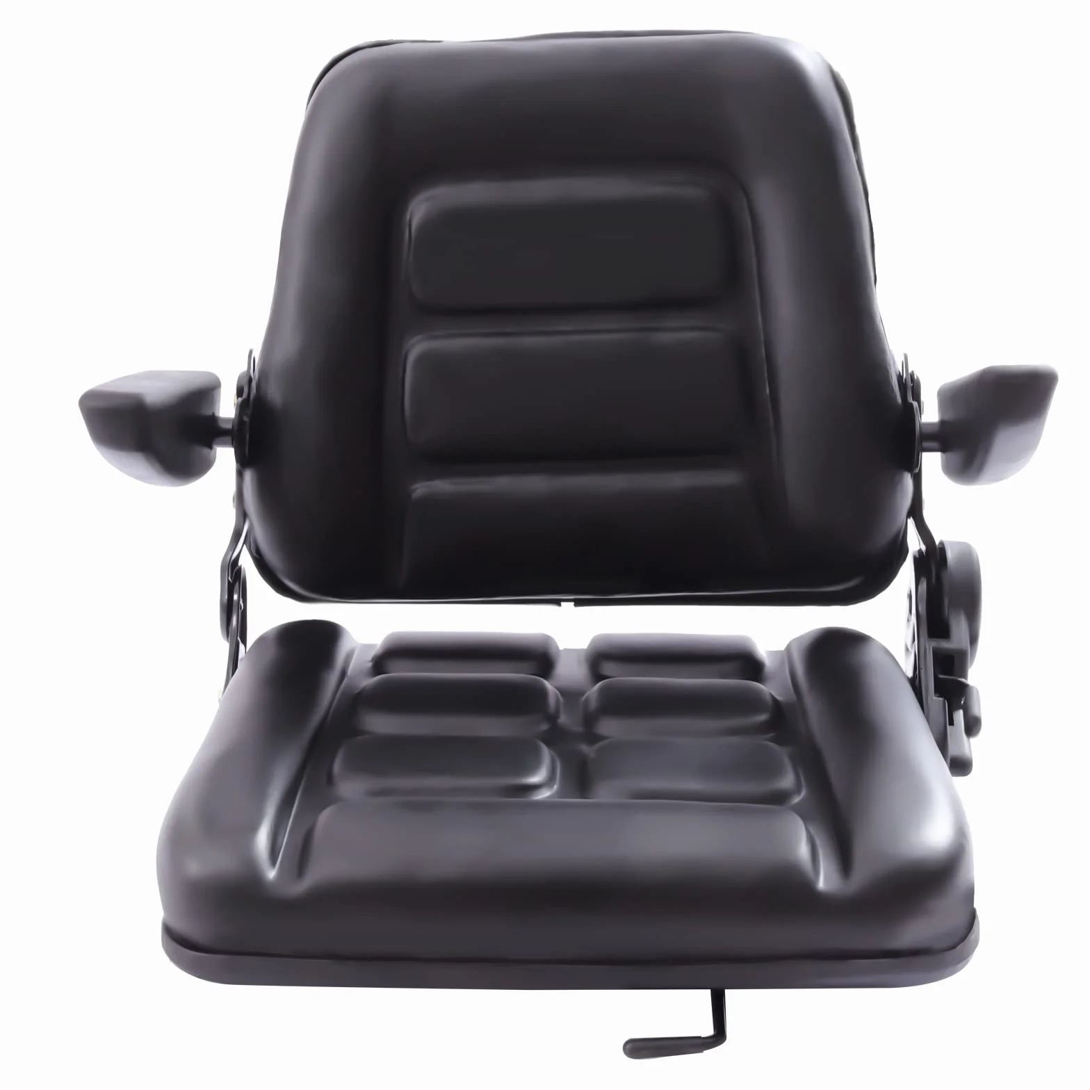 Sedile per trattore universale per carrello elevatore con bracciolo e schienale regolabile a 175°, sedile per escavatore, carrello elevatore, trattore, caricatore compatto, caricatore telescopico