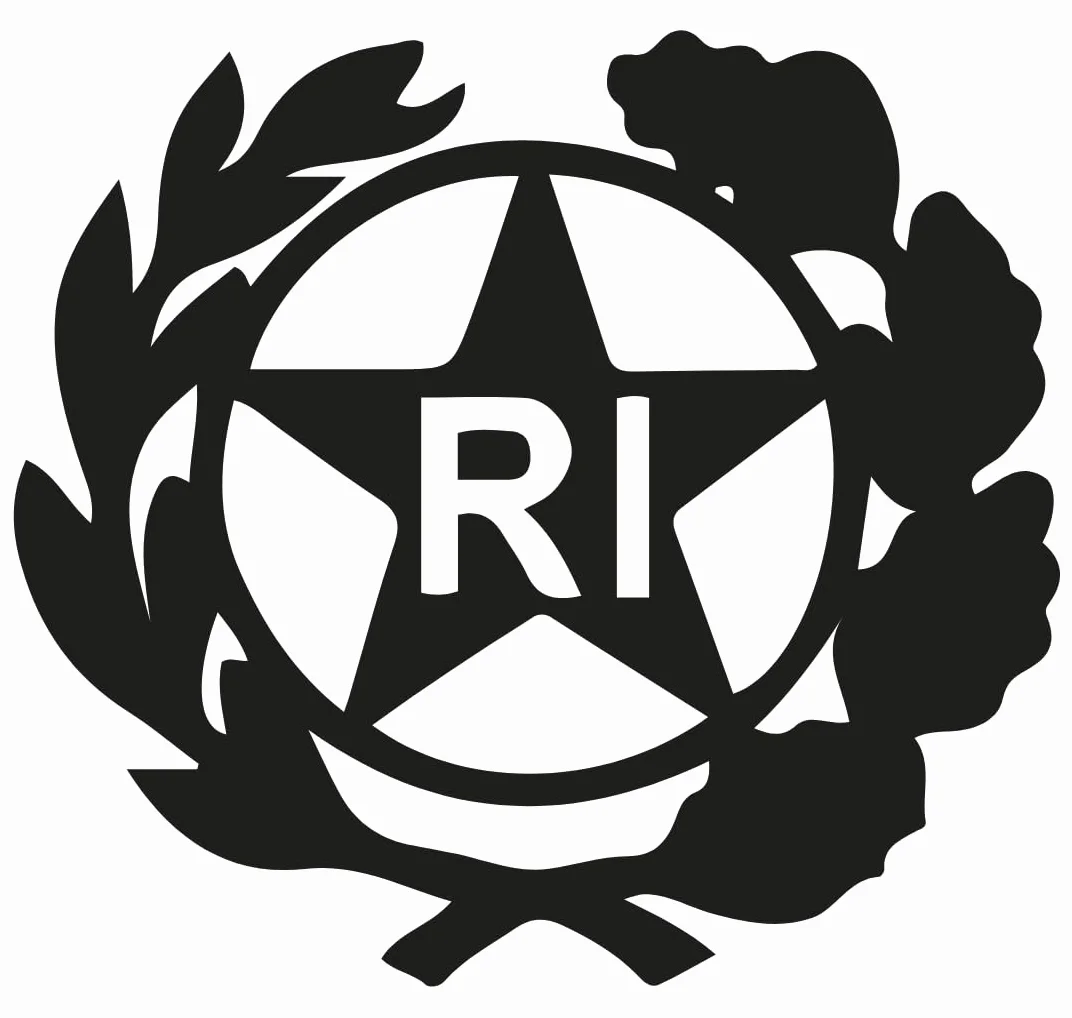 StampaGenerale® Bollino Adesivo Per Targa Auto e Moto Pvc Resistente Impermeabile Stemma Logo RI Restauri