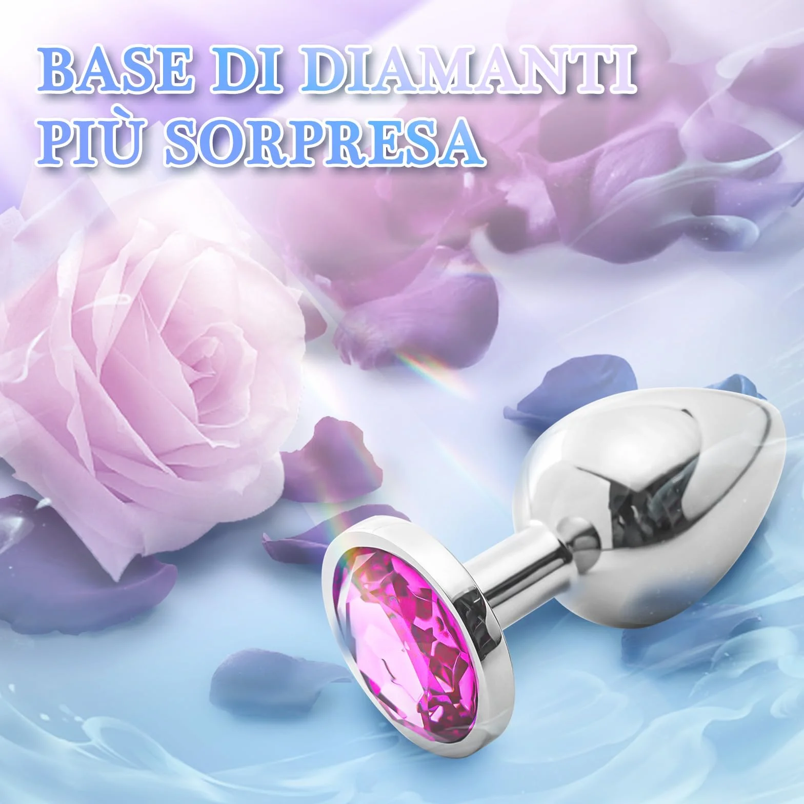 Cacuola Anal Plug Dilatatore Sex Toys Kit per Donna Uomo Metallo