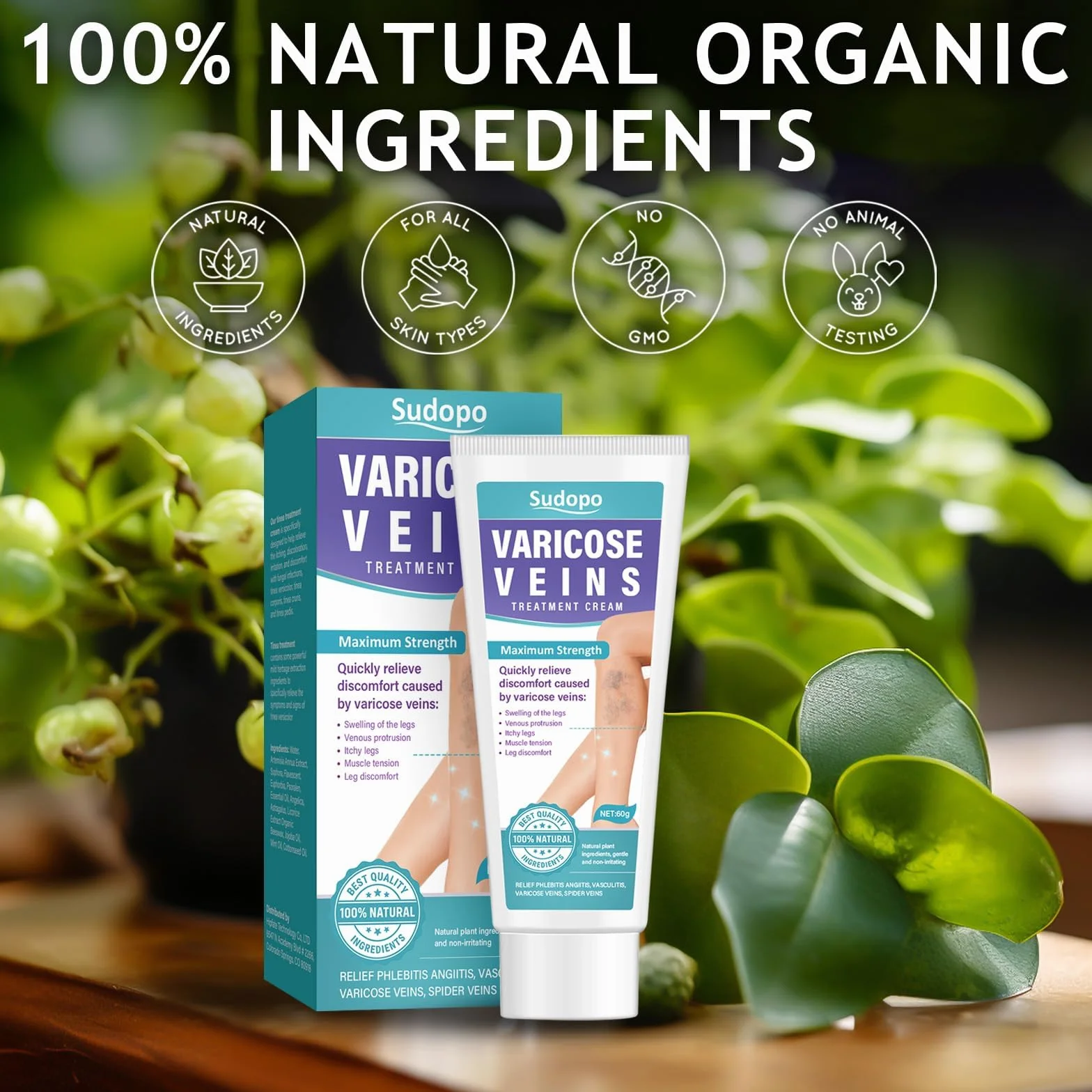 Crema Vene Varicose Migliora Circolazione Sanguigna Cura Capillari