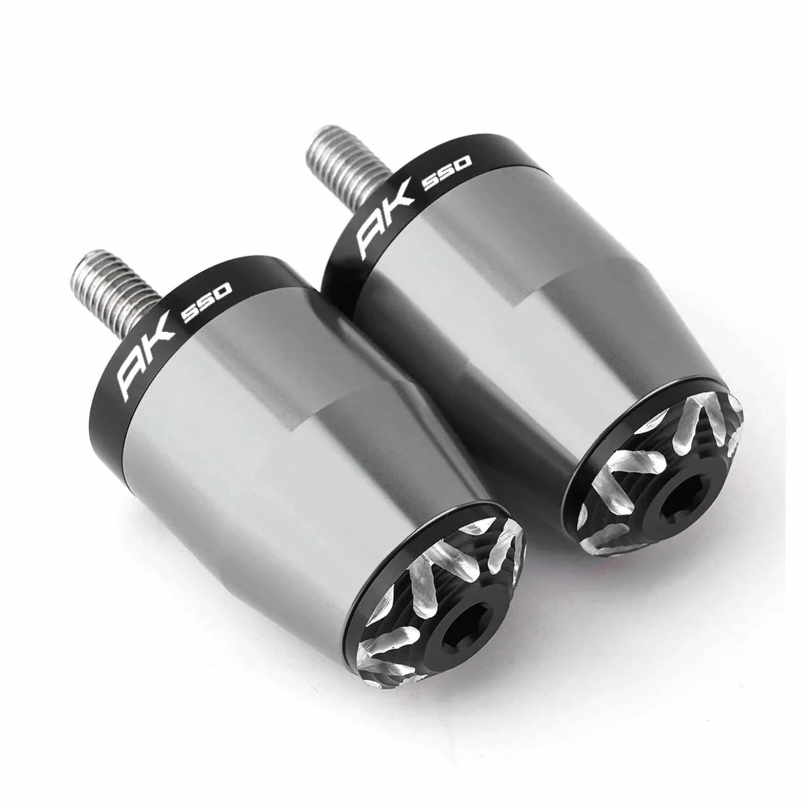 Per KYMCO AK 550 AK550 2017 2019 2020 2018 Moto Manopole Manubrio Bar Ends tappi oro Anti Vibrazione Estremità Del Manubrio