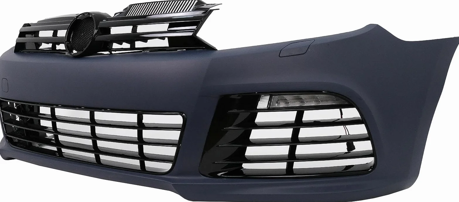KITT CBVWG6R20CN - Kit carrozzeria compatibile con Golf 6 08-13 Hatchback griglia paraurti DRL minigonne laterali