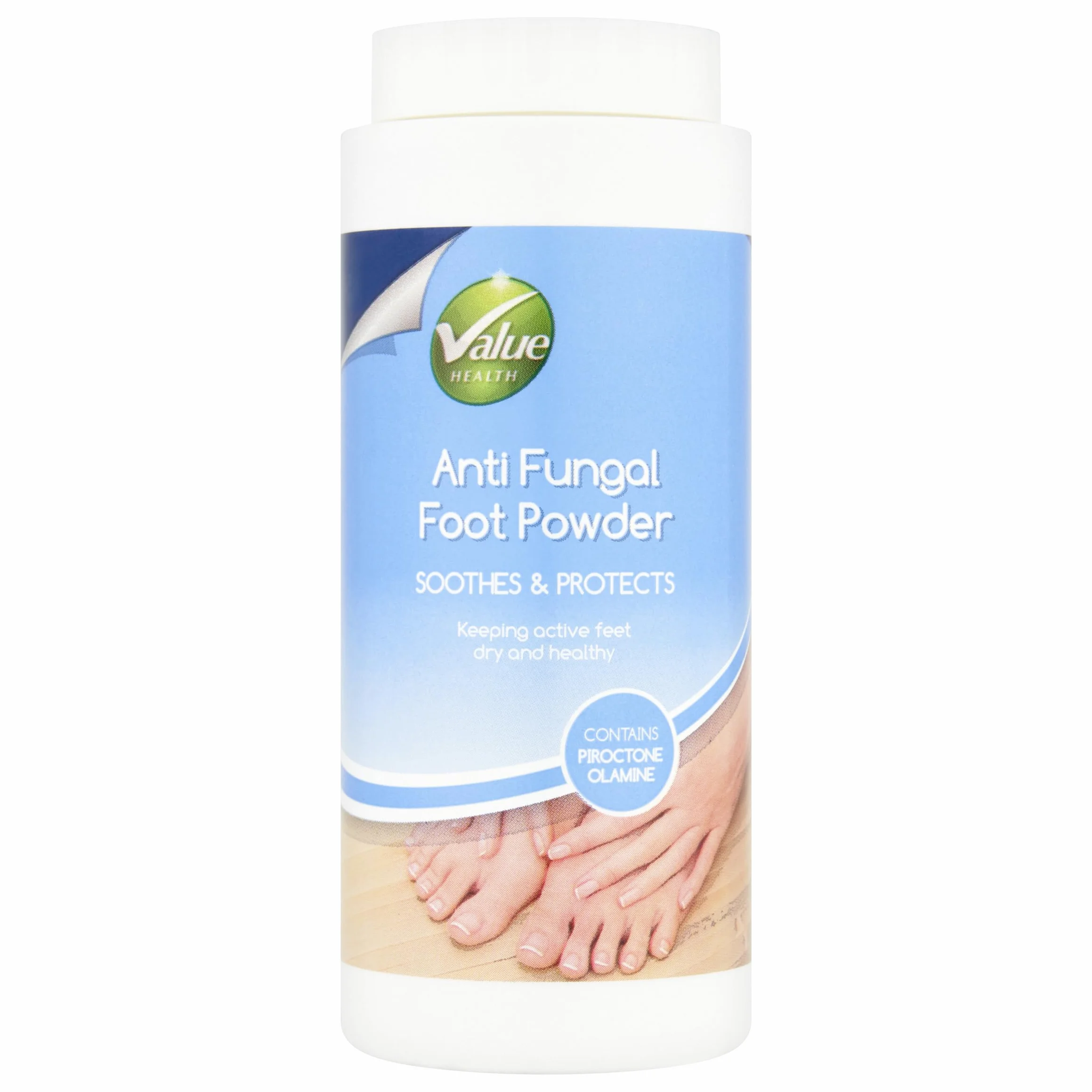 Polvere per piedi anti fungini 75 g Confezione da 2