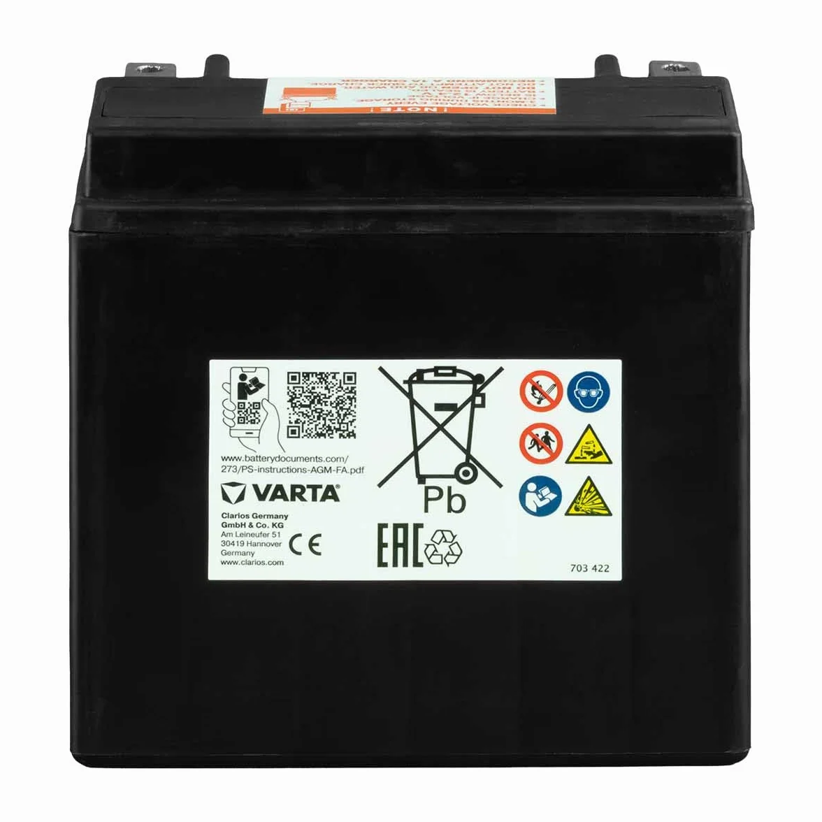 Varta Akumuliatorius 13 Ah 200 A EN 12V AGM