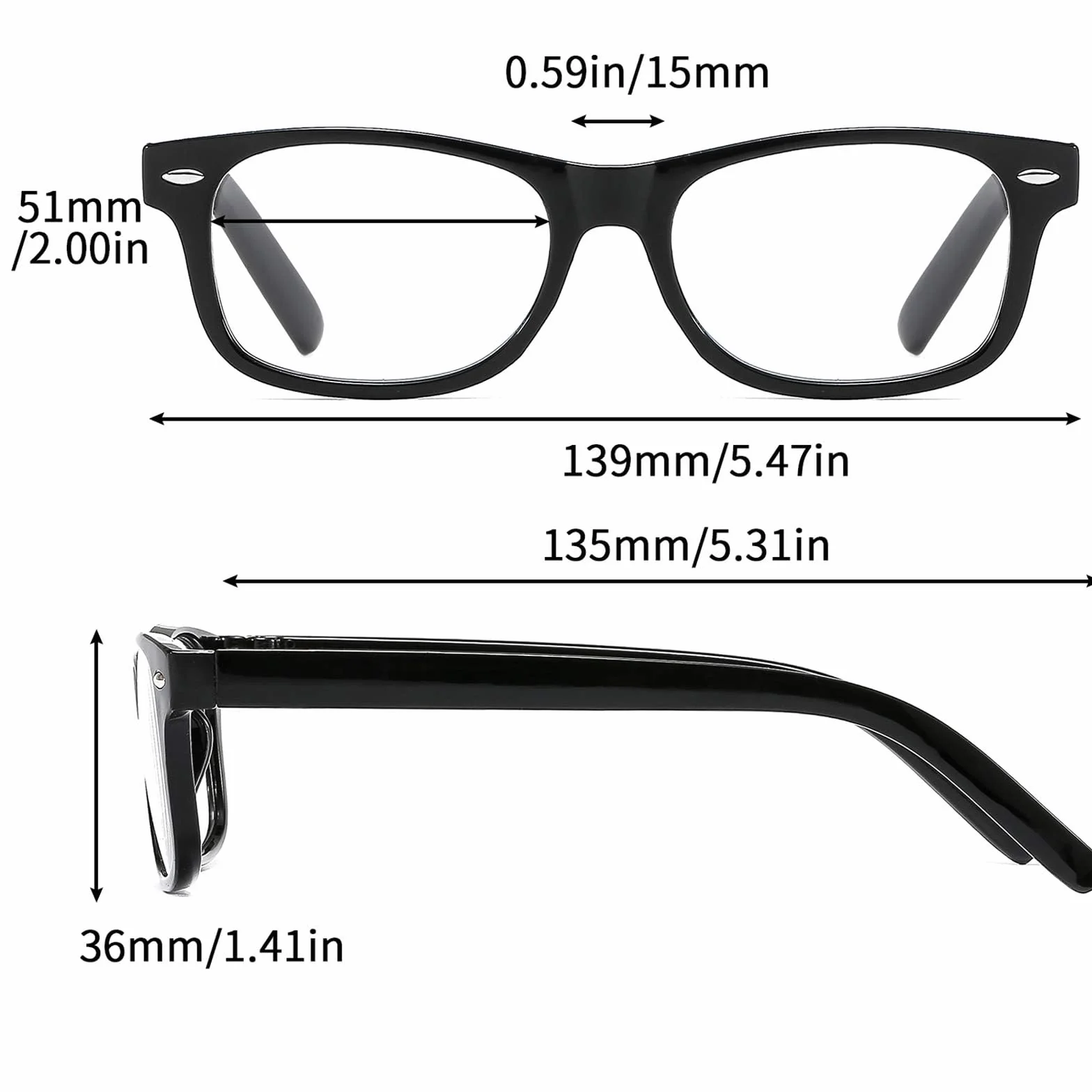 Occhiali da Lettura Uomo Leggero Flessibili Presbiopia 9809