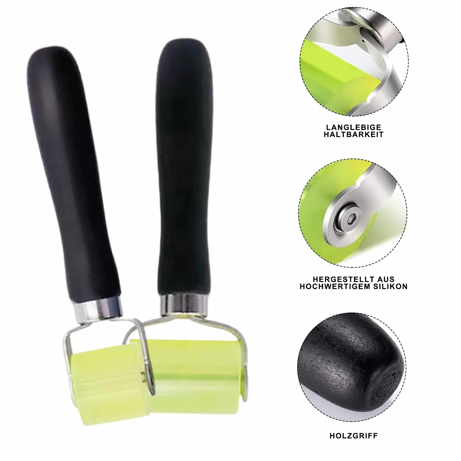 2 rulli a pressione manuale, in silicone, per sigillare bordi e per saldare teloni in PVC