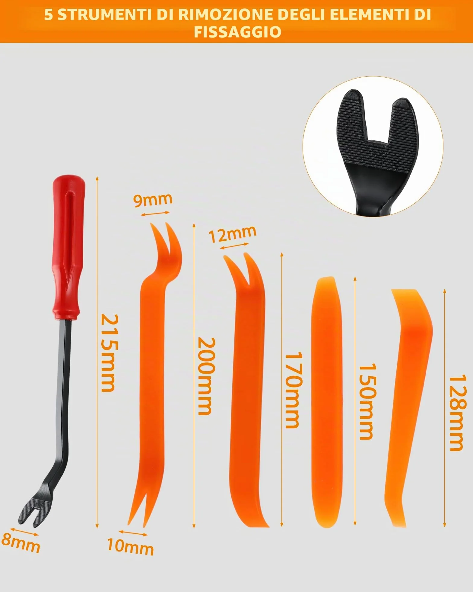 Set rivetti ad espansione e clip di fissaggio per auto – rivetti in plastica per auto, clip di fissaggio auto e viti per carrozzeria per pannelli porta, paraurti e parafanghi, assortimento 229 pz