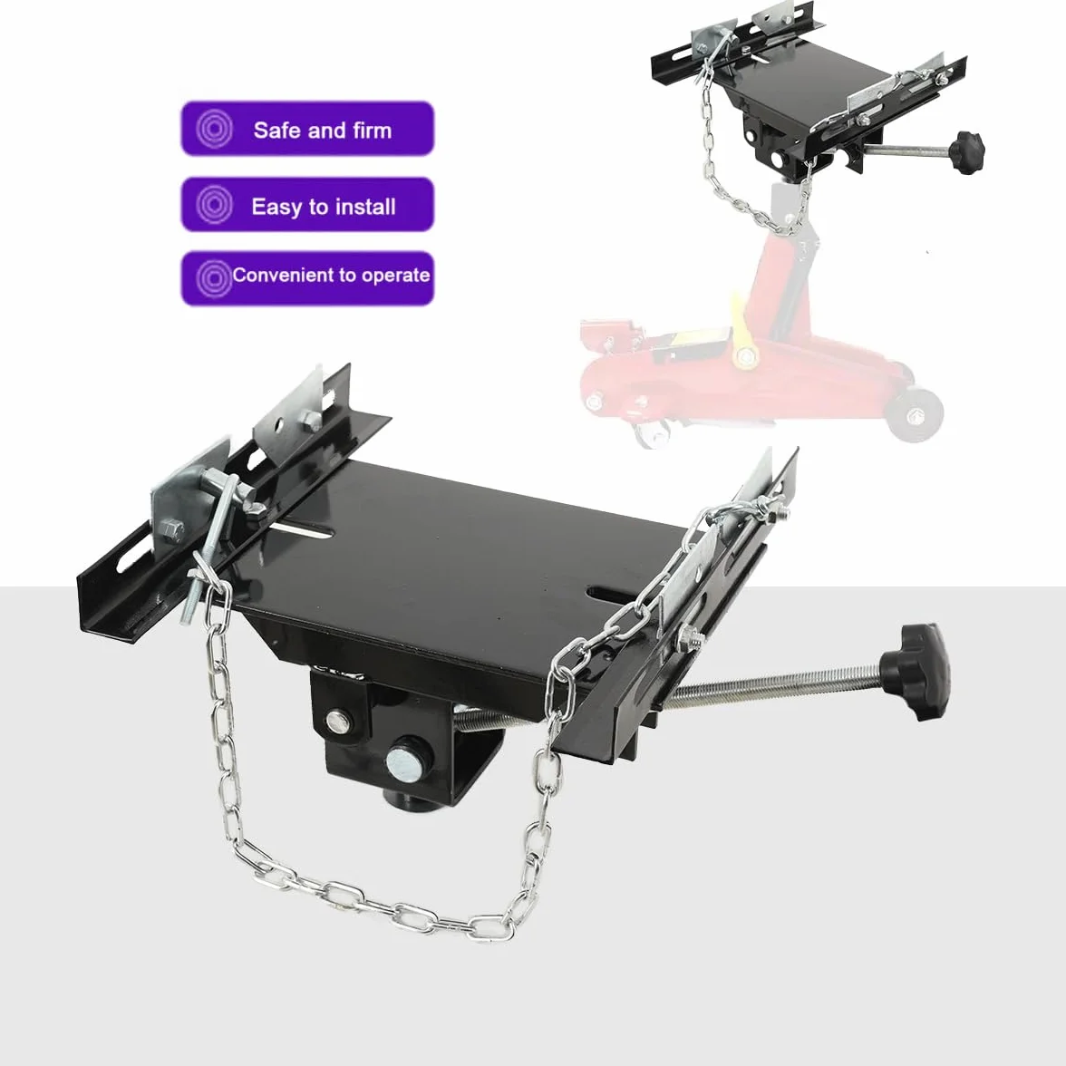 Adattatore Jack Trasmissione Regolabile 1/2 Ton Universale per Auto e Camion Leggeri
