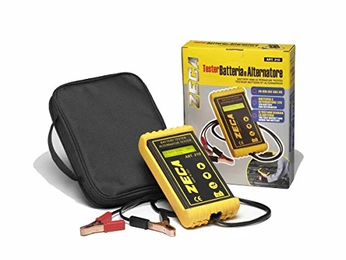 Tester per Batterie Avviamento e Alternatori (2 in 1) - Per Batterie Standard e a Gel. Il test NON SCARICA la batteria